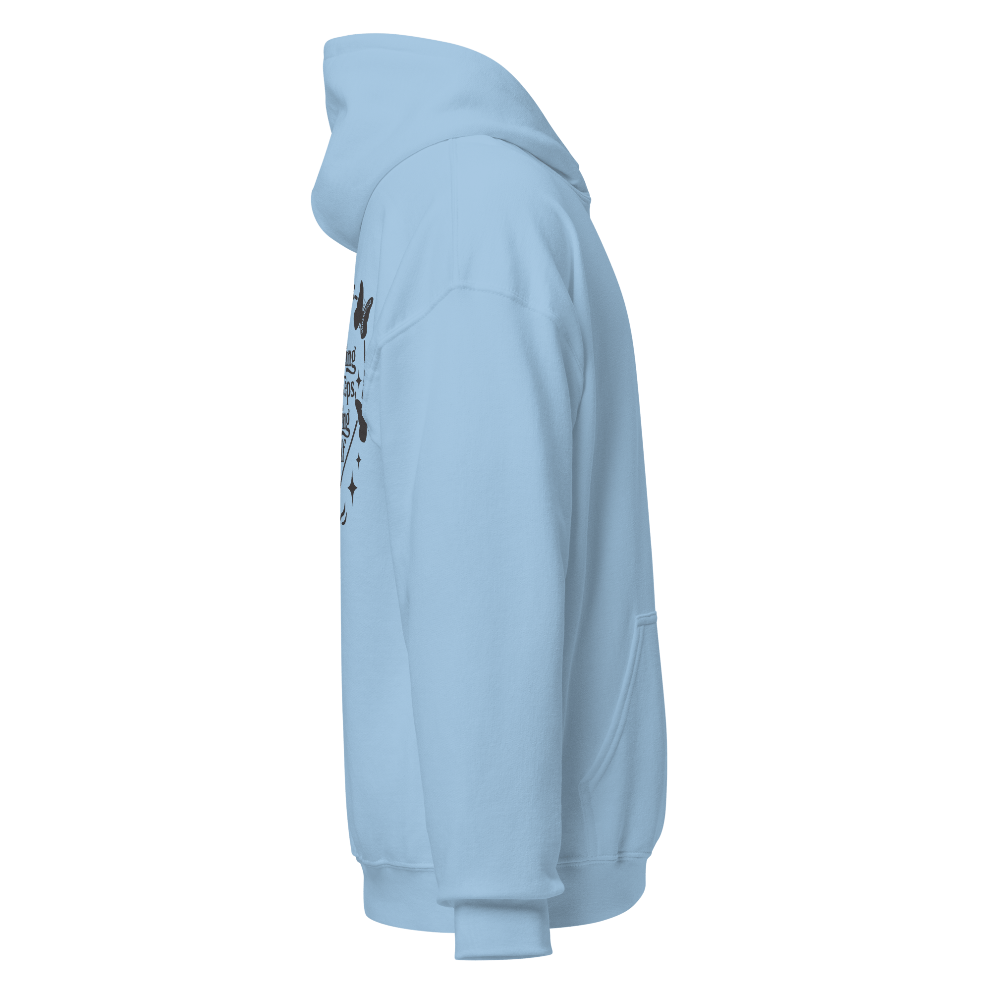 Light Blue Mental Health Hoodie | Self Love & Self Care Sweatshirt for Women - SublimeElle Self - Love
