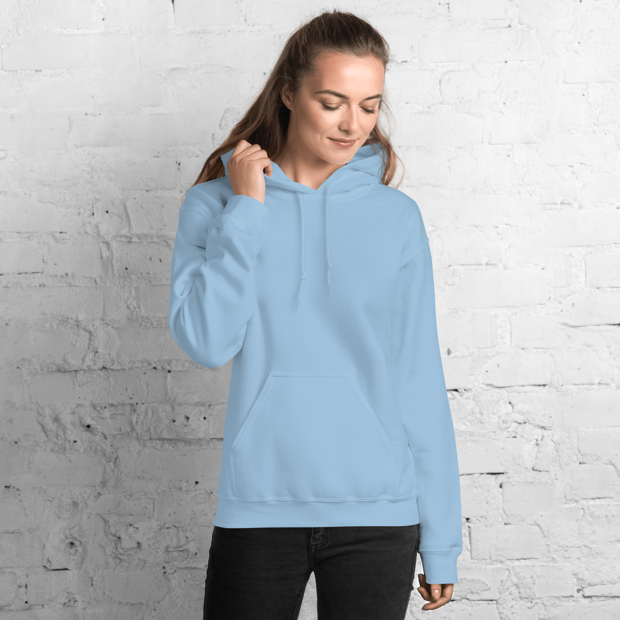 Light Blue Mental Health Hoodie | Self Love & Self Care Sweatshirt for Women - SublimeElle Self - Love
