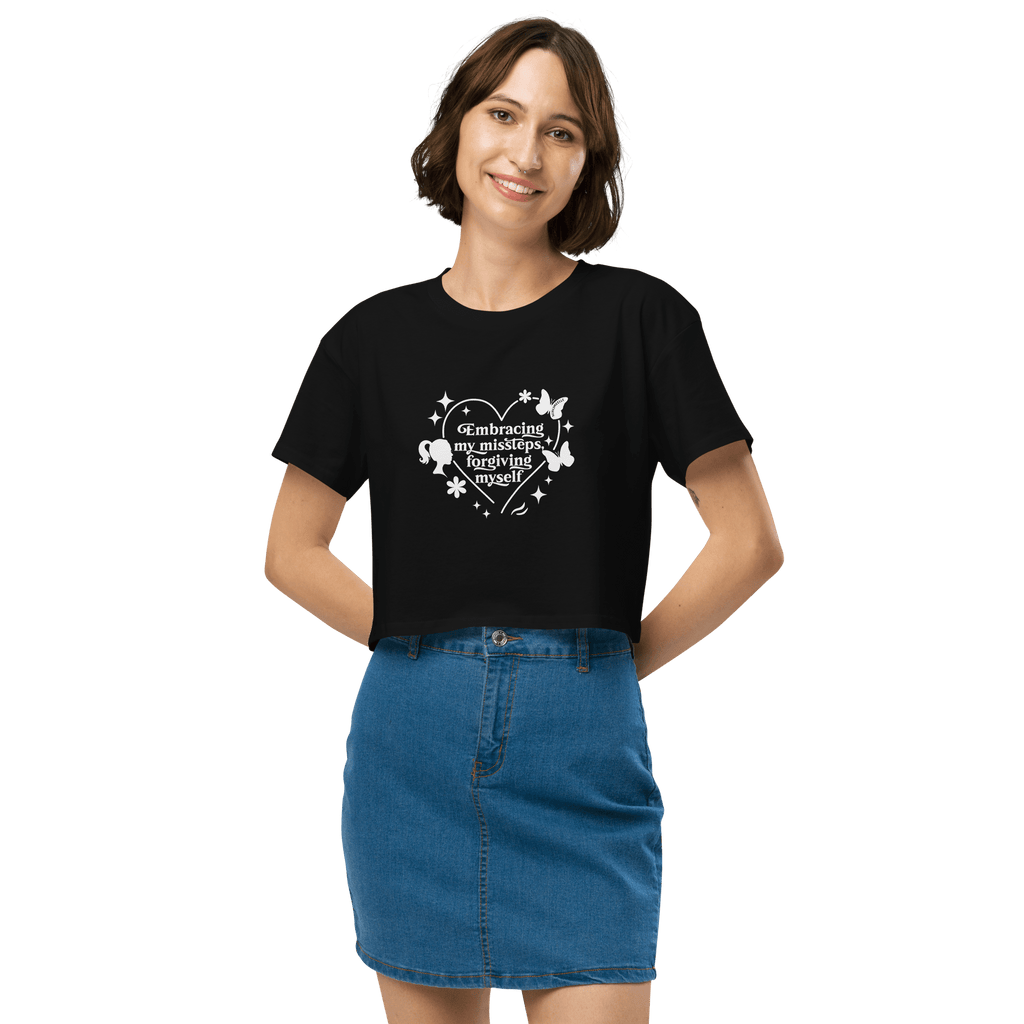 Black Crop Top| Self - Compassion - SublimeElle Self - Love