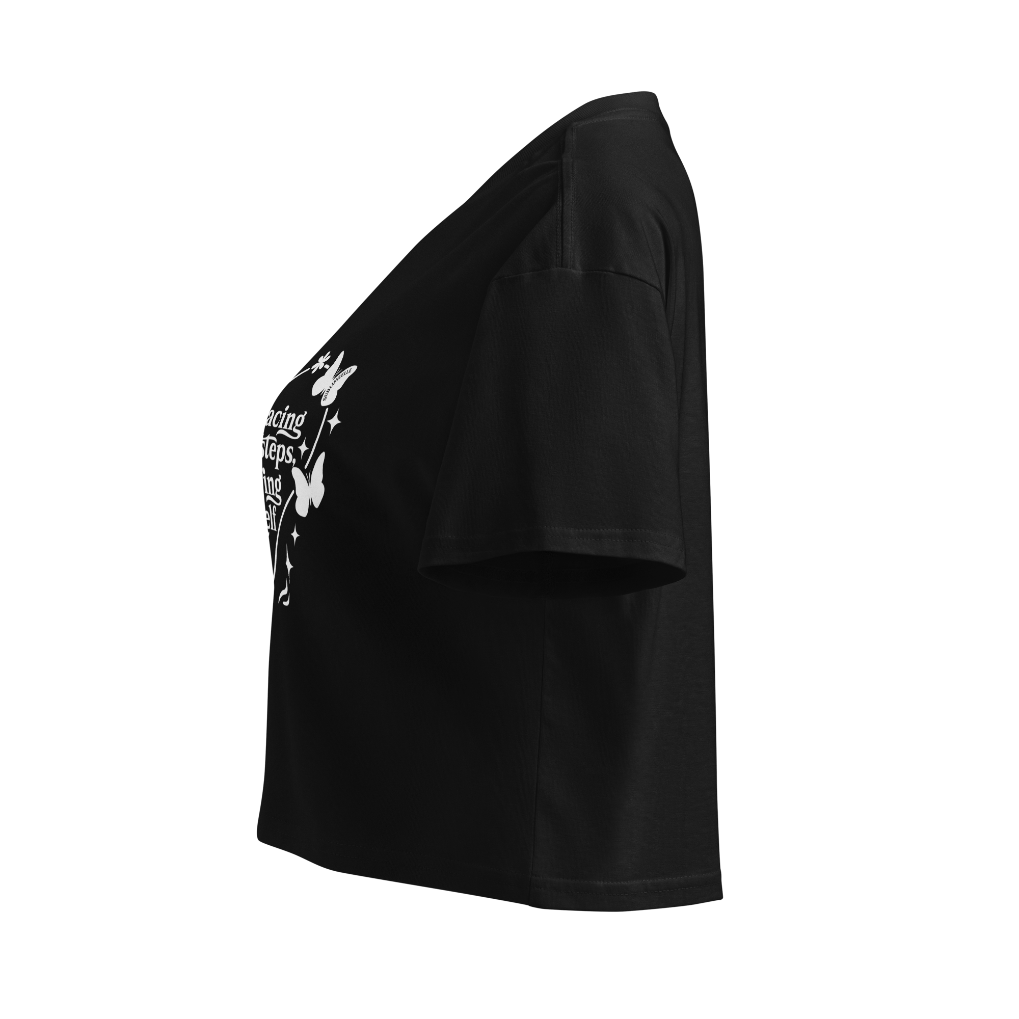 Black Crop Top| Self - Compassion - SublimeElle Self - Love