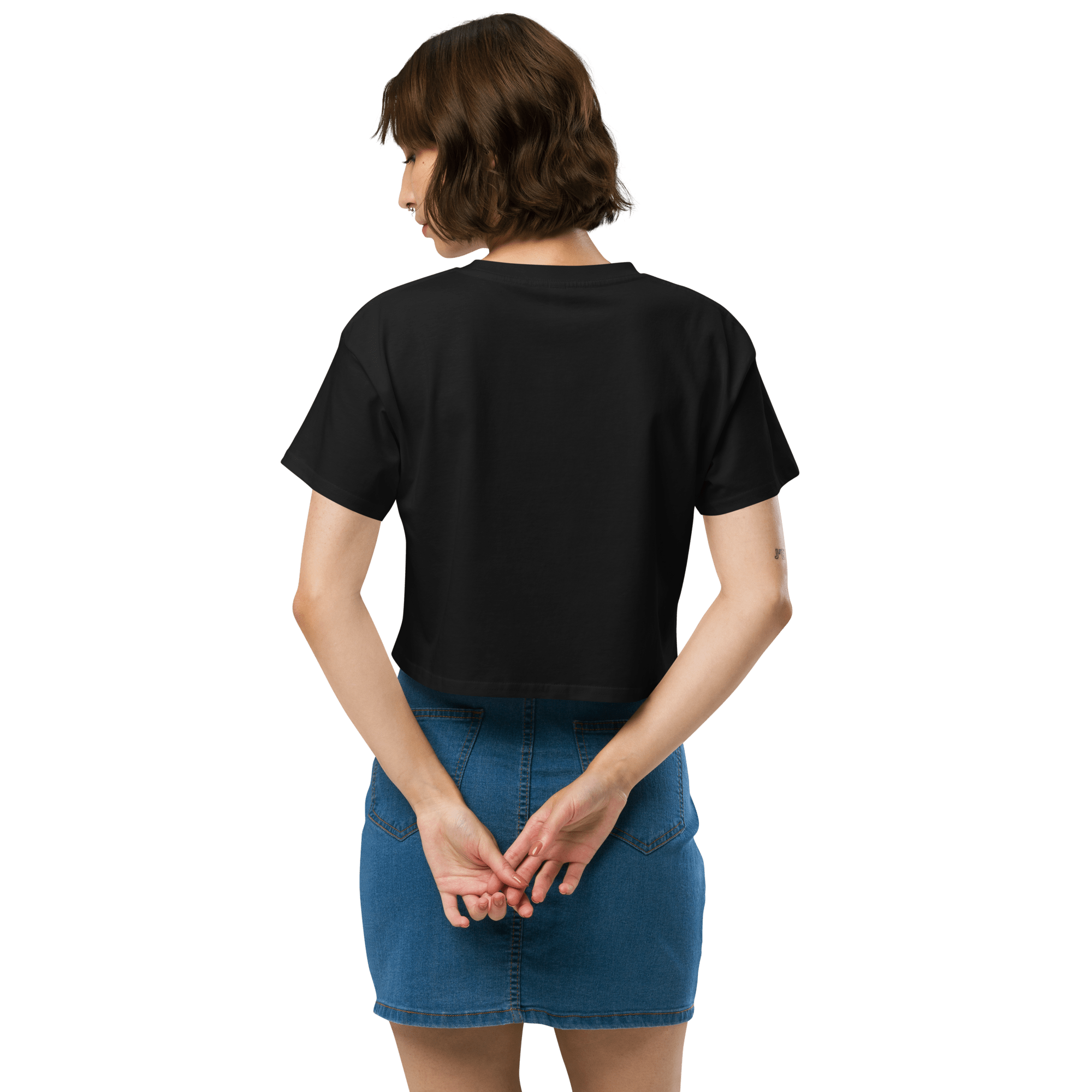 Black Crop Top| Self - Compassion - SublimeElle Self - Love