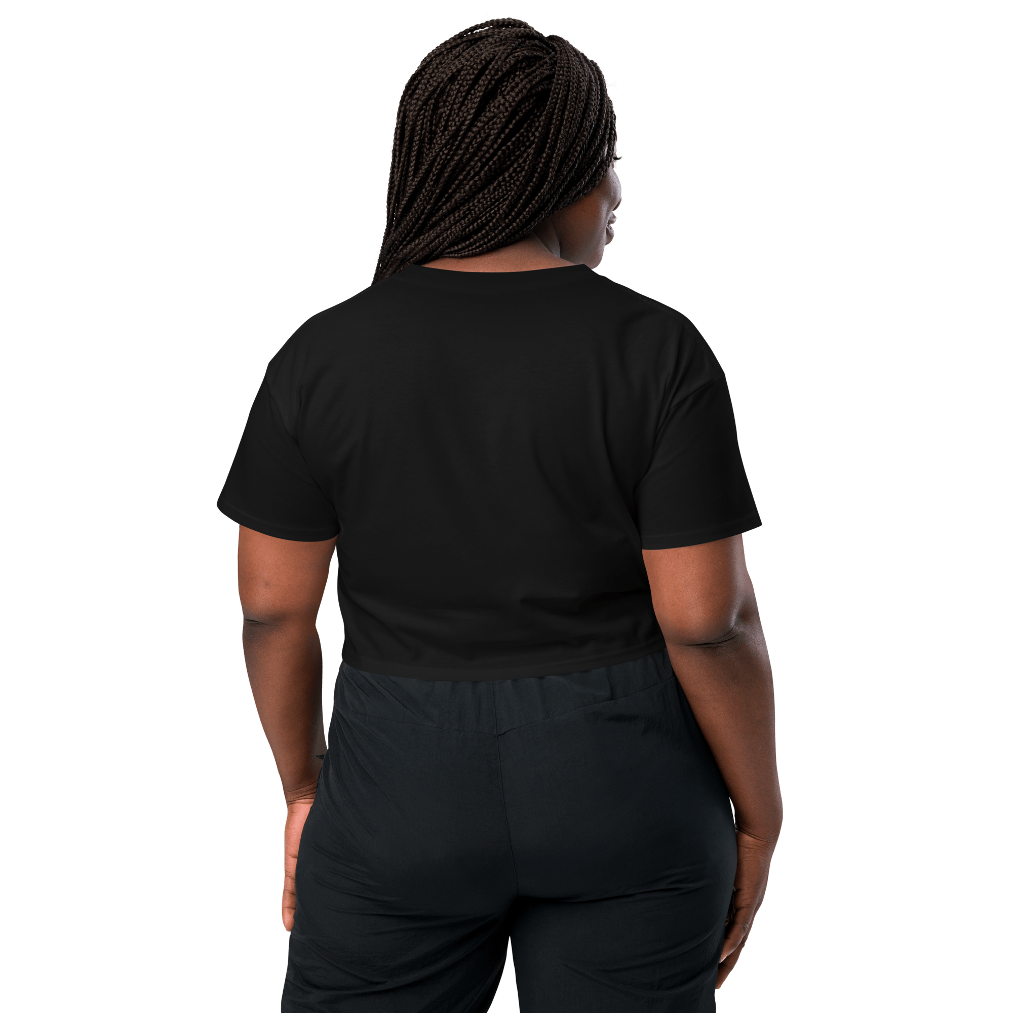 Black Crop Top| Self - Compassion - SublimeElle Self - Love