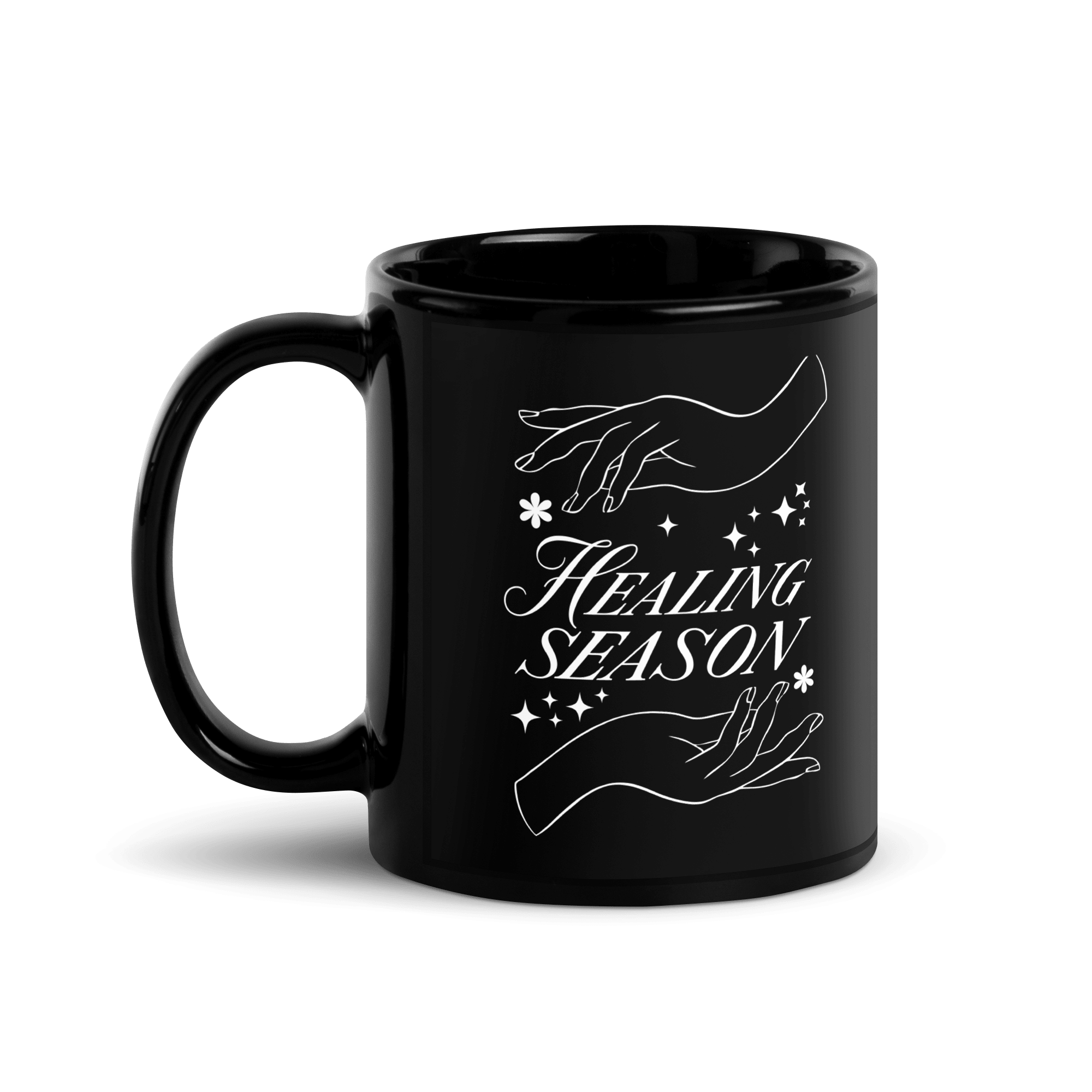 Black Glossy Mug - SublimeElle Self - Love