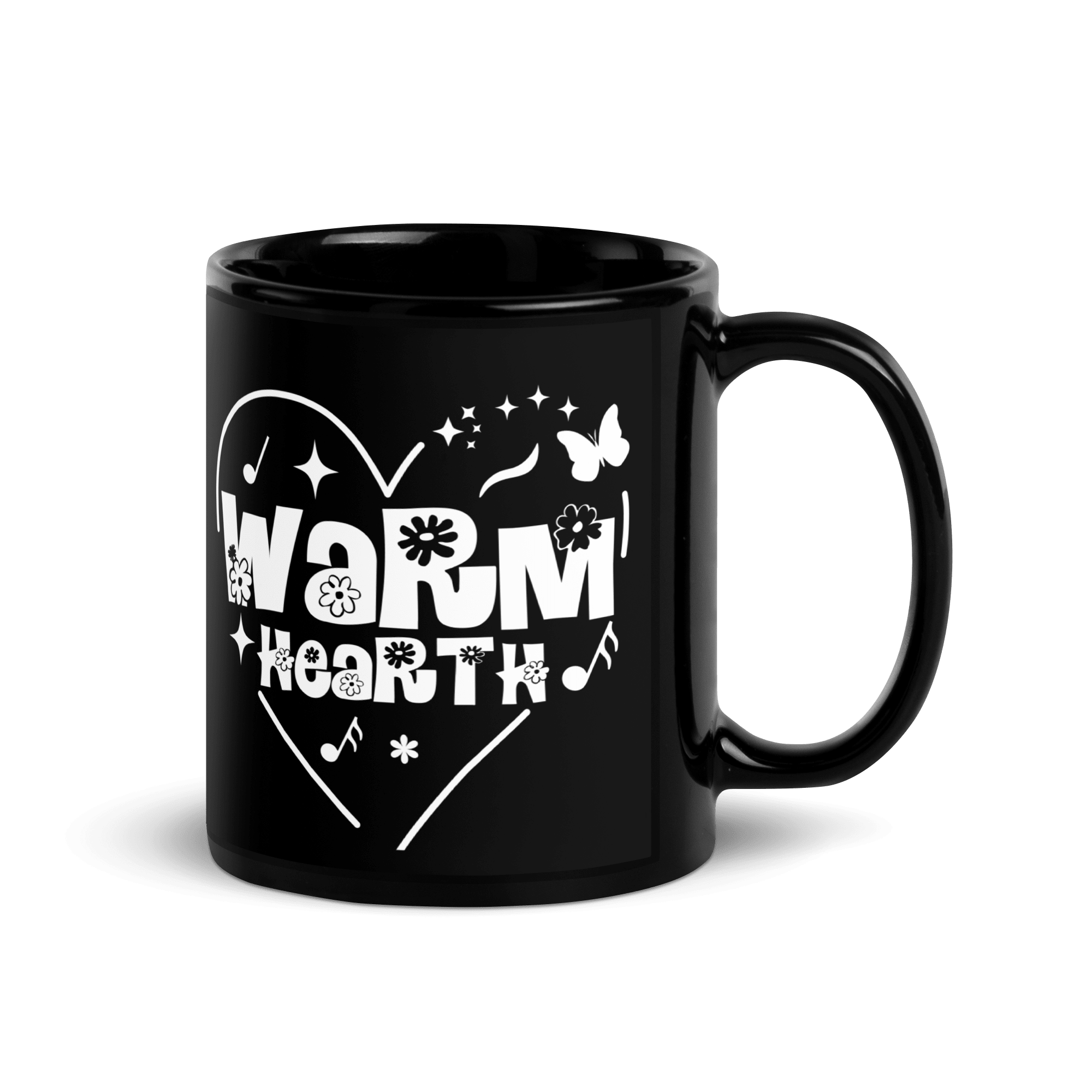 Black Glossy Mug - SublimeElle Self - Love