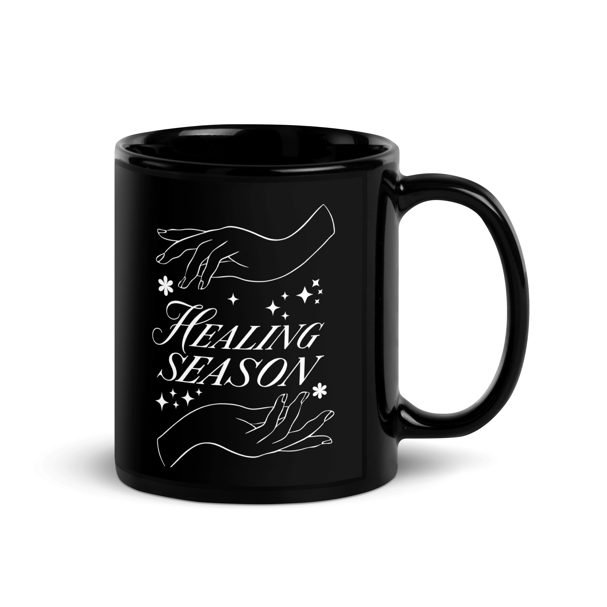 Black Glossy Mug - SublimeElle Self - Love