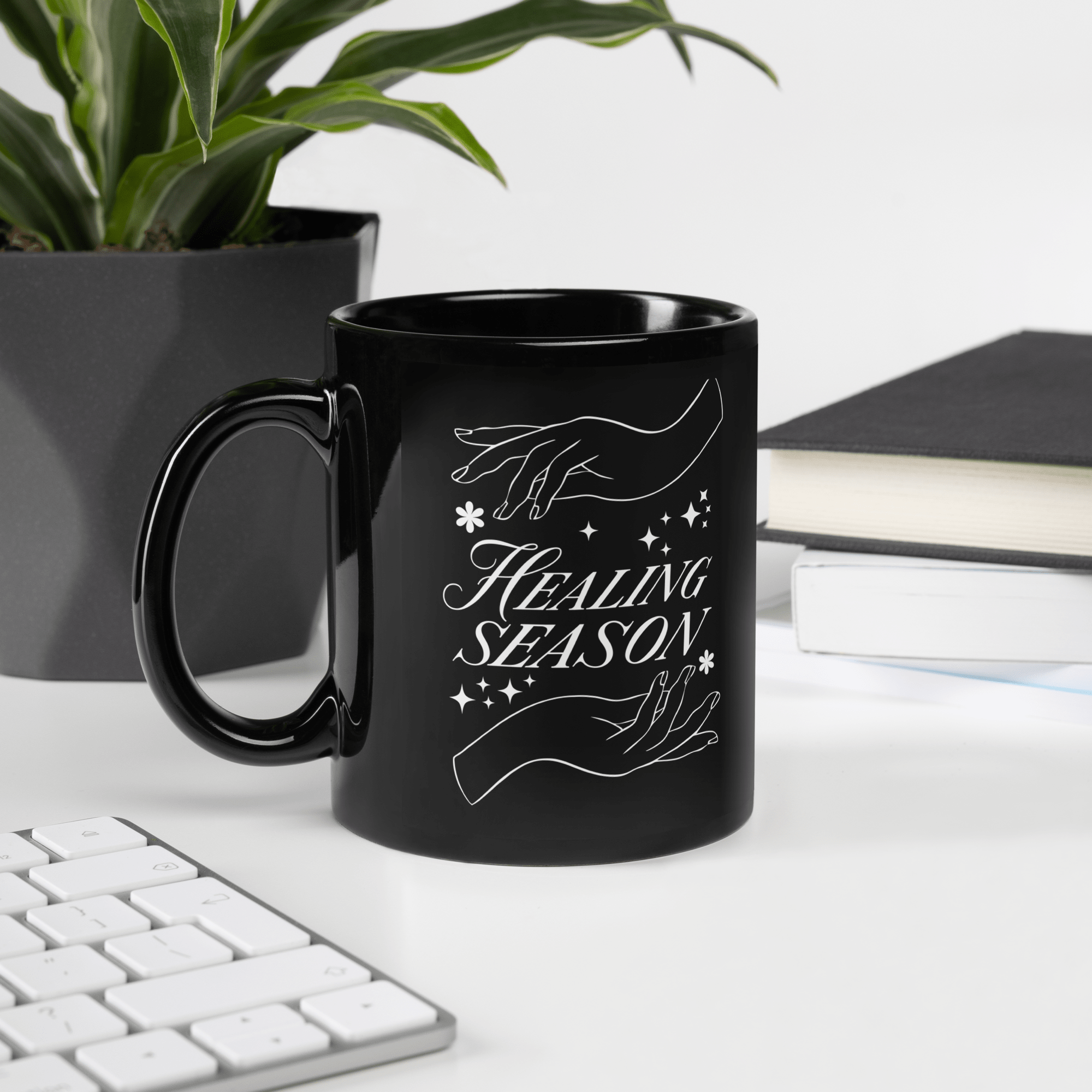 Black Glossy Mug - SublimeElle Self - Love