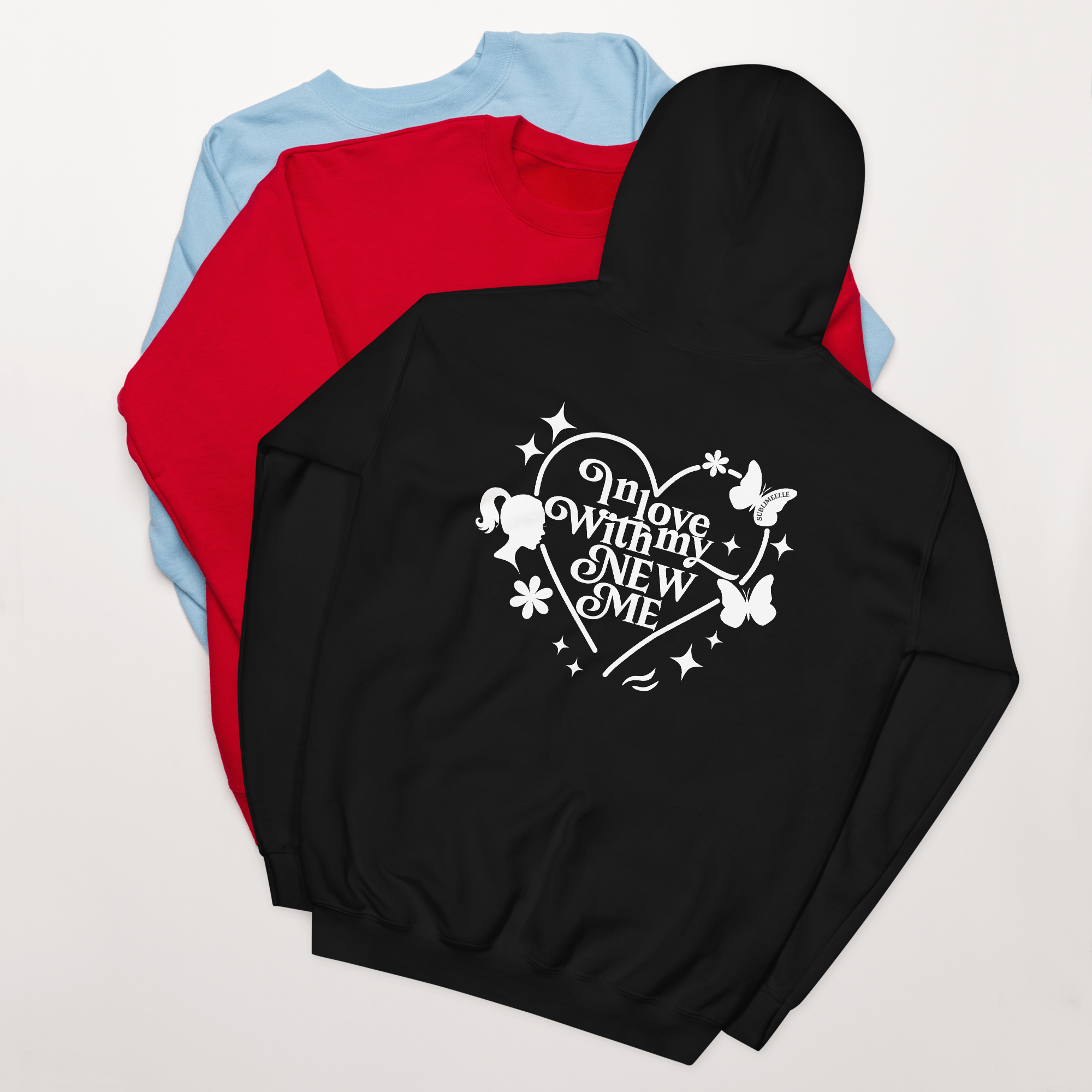 Black Hoodie – Self - Love & Empowerment Hoodie for Women & Men - SublimeElle Self - Love