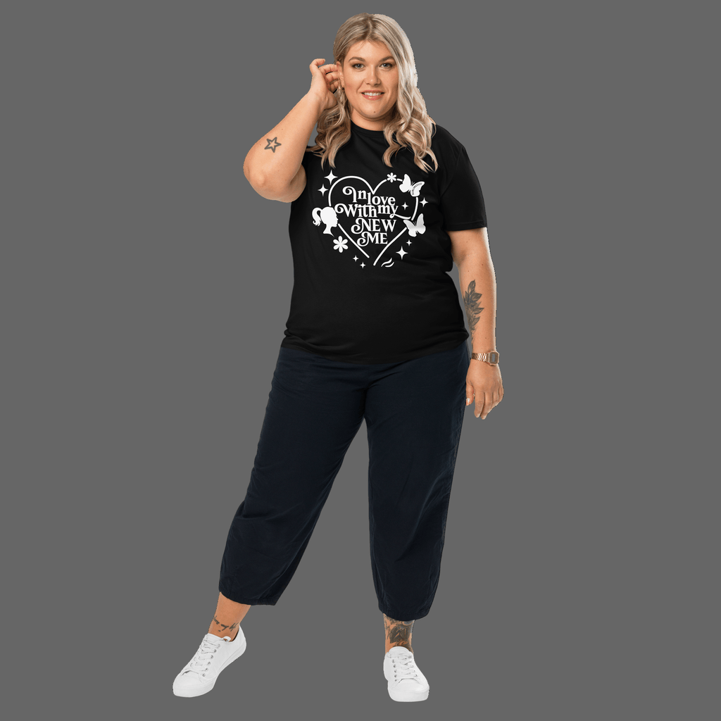 Black T-Shirt Black Self - love Quote - SublimeElle Self - Love