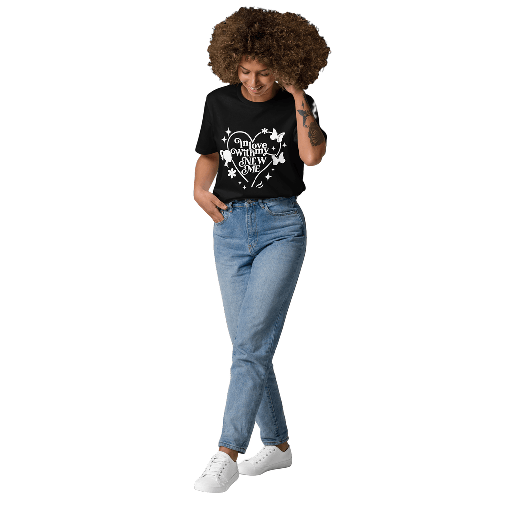 Black T-Shirt Black Self - love Quote - SublimeElle Self - Love