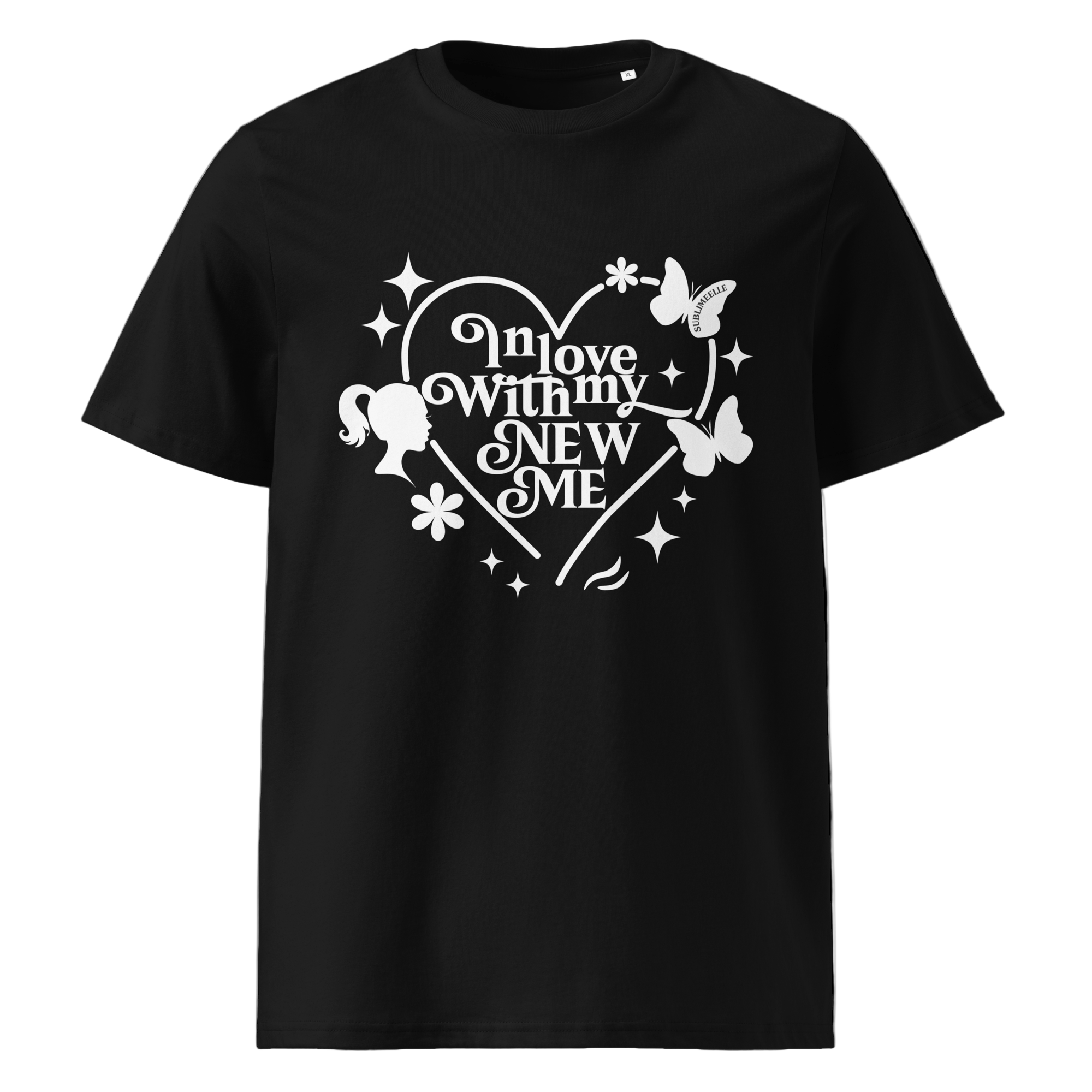 Black T-Shirt Black Self - love Quote - SublimeElle Self - Love
