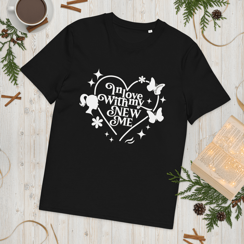 Black T-Shirt Black Self - love Quote - SublimeElle Self - Love
