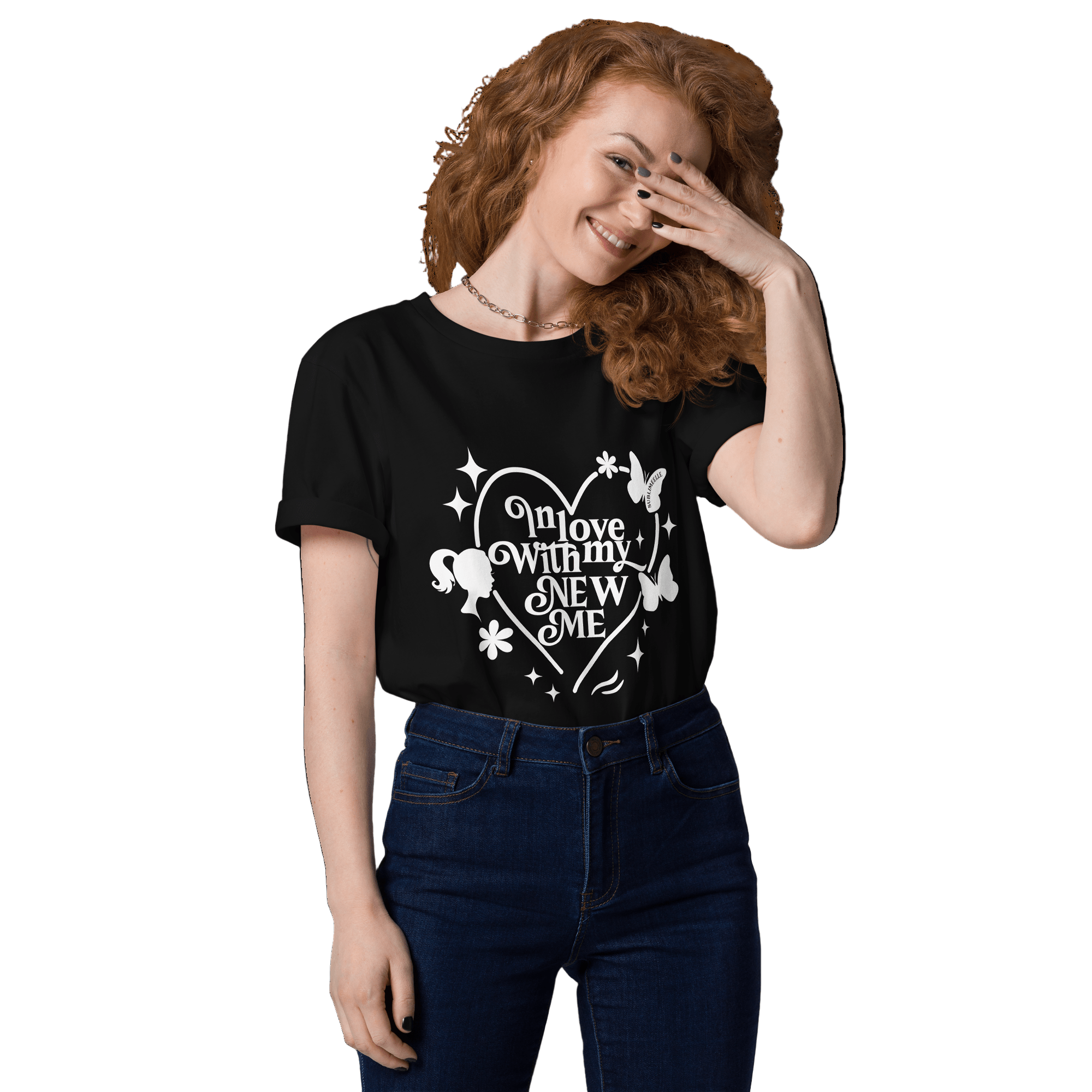 Black T-Shirt Black Self - love Quote - SublimeElle Self - Love