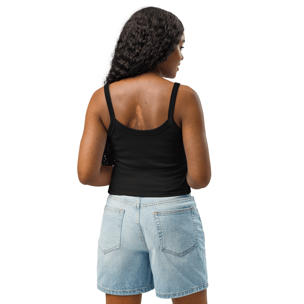 Black Tank Top Ribbed– Self Love & Empowerment Tee with positive quote - SublimeElle Self - Love