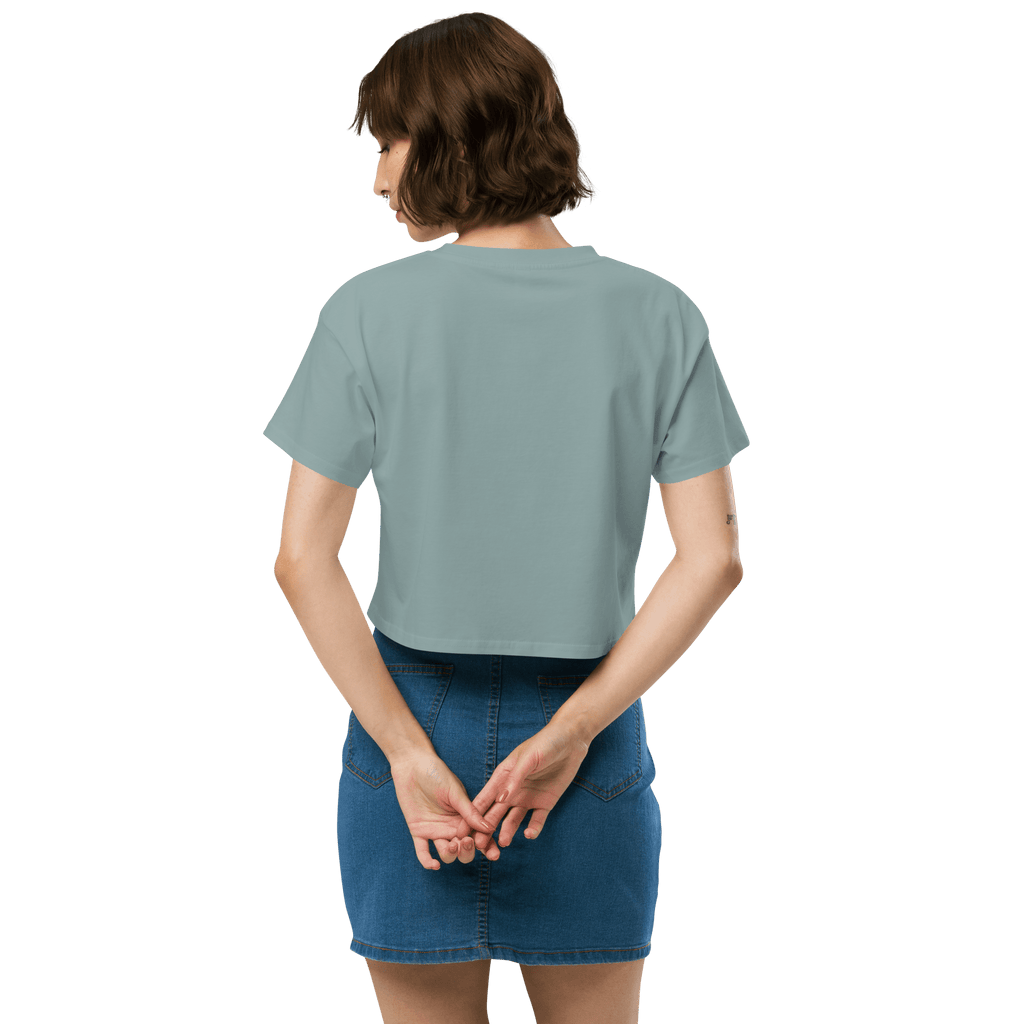 Blue Crop Top Self - Love – Self - Love & Forgiveness Quote - SublimeElle Self - Love