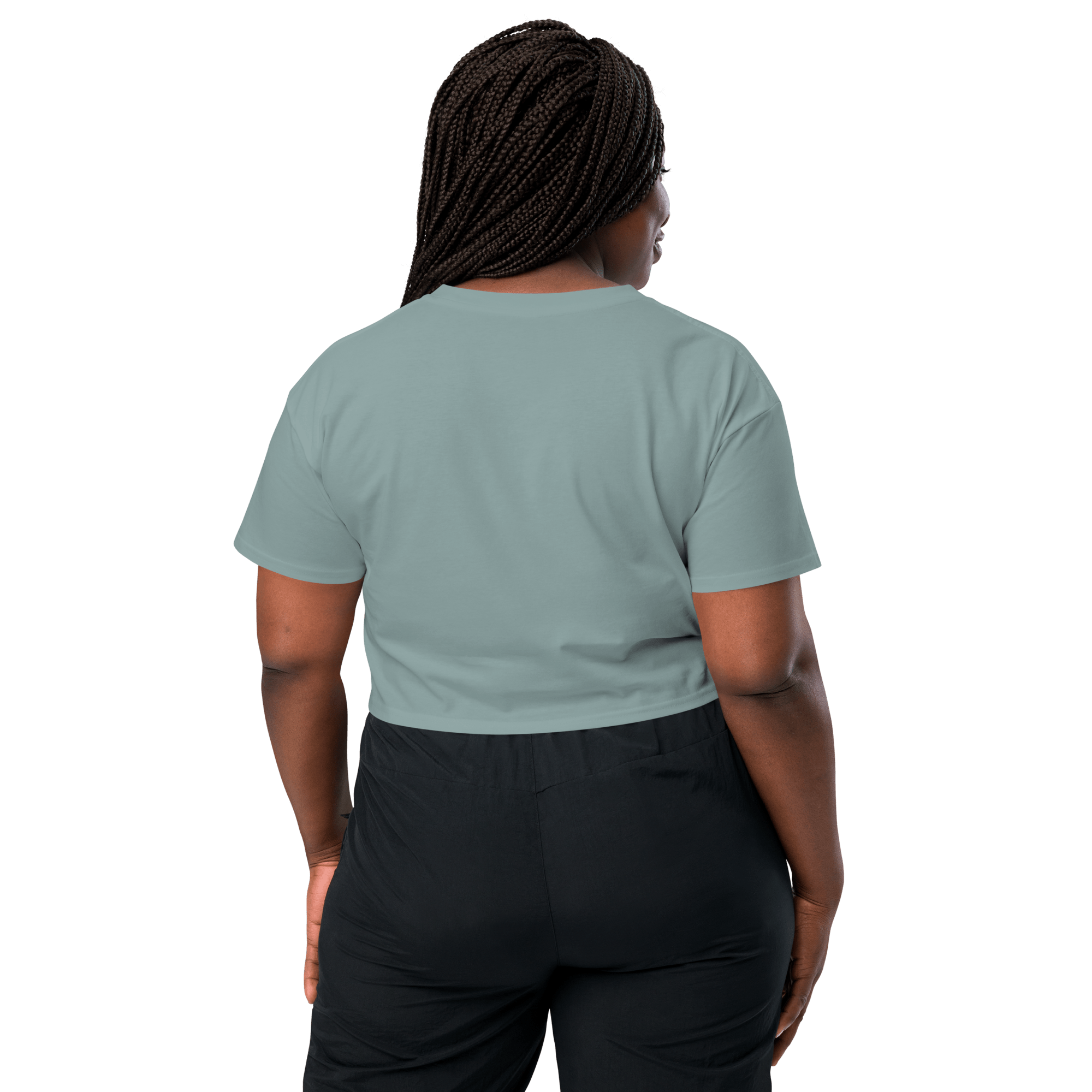 Blue Crop Top Self - Love – Self - Love & Forgiveness Quote - SublimeElle Self - Love