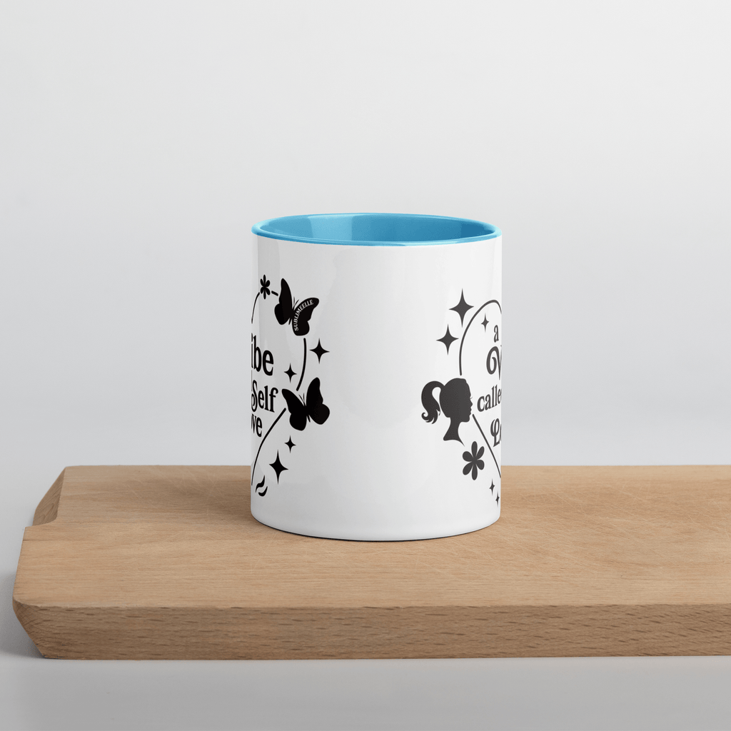 Blue Mug | Blue Interior | Self - Care Affirmation Cup - SublimeElle Self - Love