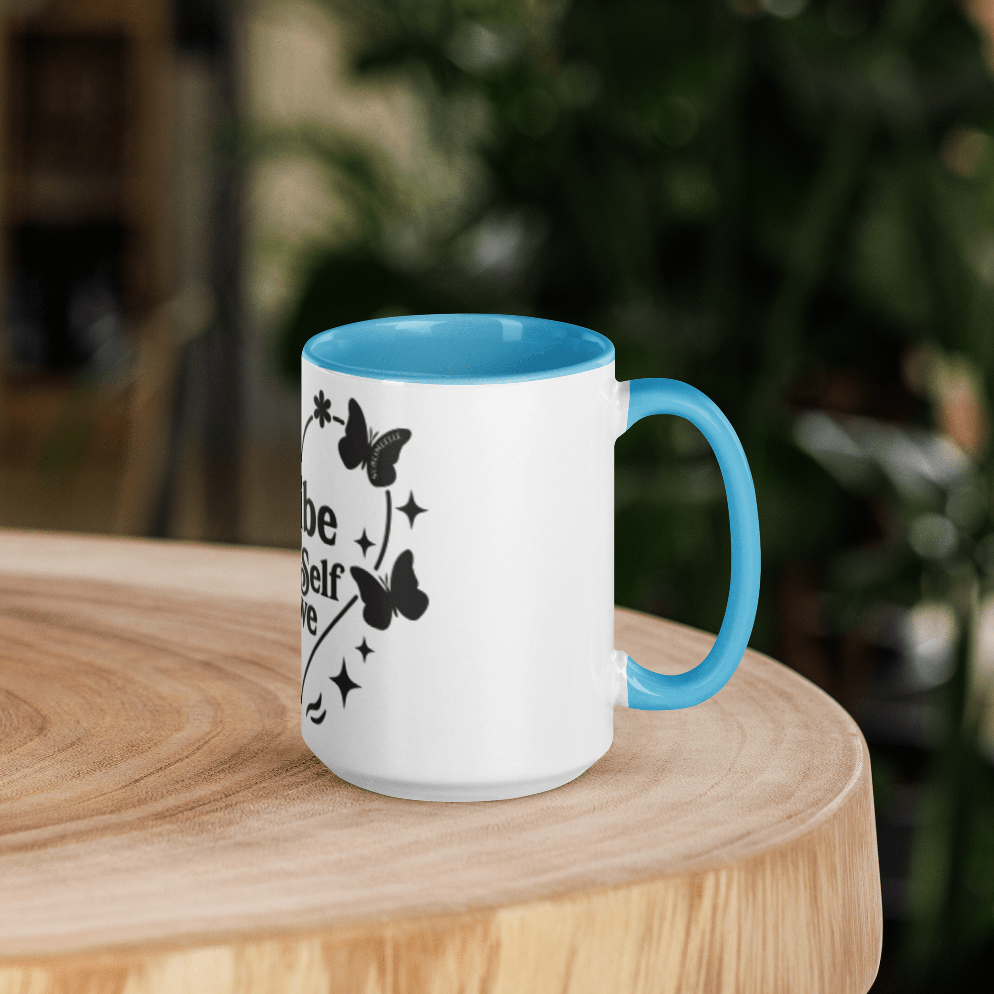 Blue Mug | Blue Interior | Self - Care Affirmation Cup - SublimeElle Self - Love