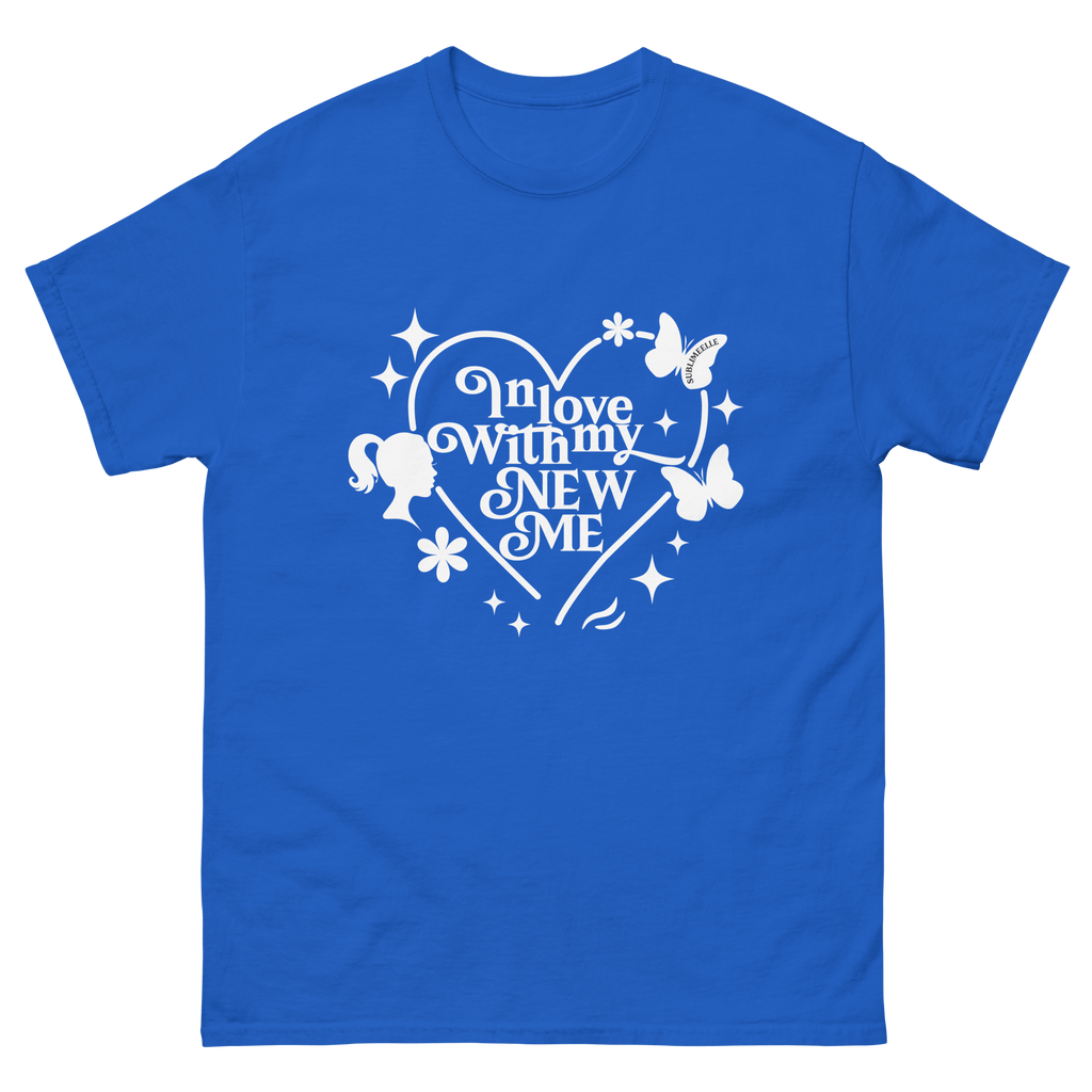 Blue T-Shirt Self - Love – Empowering Women’s Tee for Self Growth & Confidence - SublimeElle Self - Love