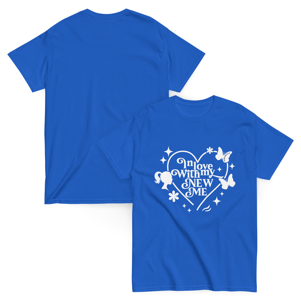 Blue T-Shirt Self - Love – Empowering Women’s Tee for Self Growth & Confidence - SublimeElle Self - Love