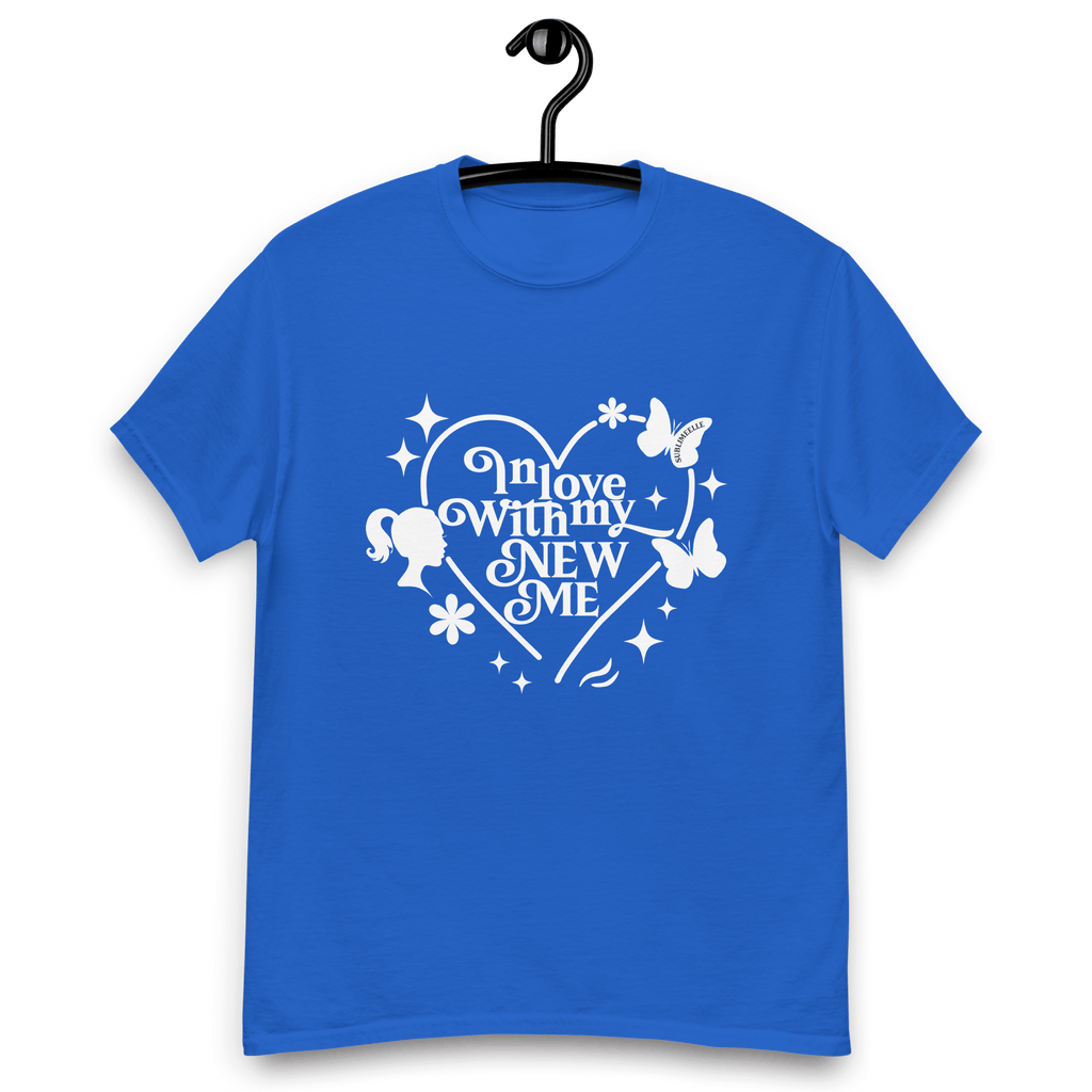 Blue T-Shirt Self - Love – Empowering Women’s Tee for Self Growth & Confidence - SublimeElle Self - Love