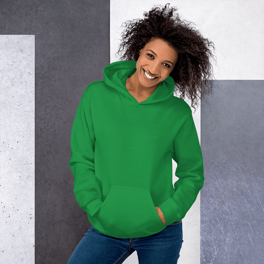 Green Hoodie Self - Love Message/ Inspirational Phrase Sweatshirt for Women - SublimeElle Self - Love