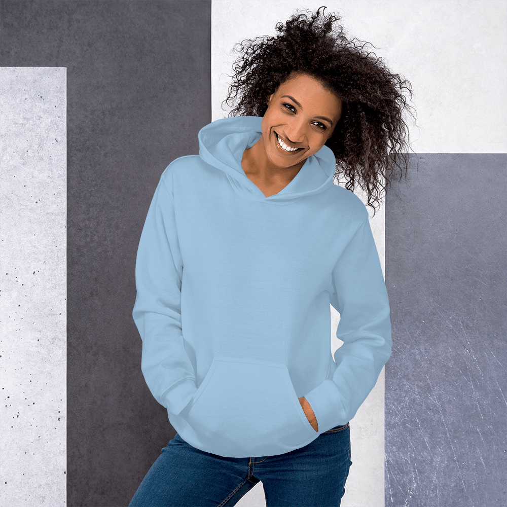 Light Blue Hoodie – Self - Love Hoodie, Inspirational, Self - Care Sweatshirt for Women - SublimeElle Self - Love