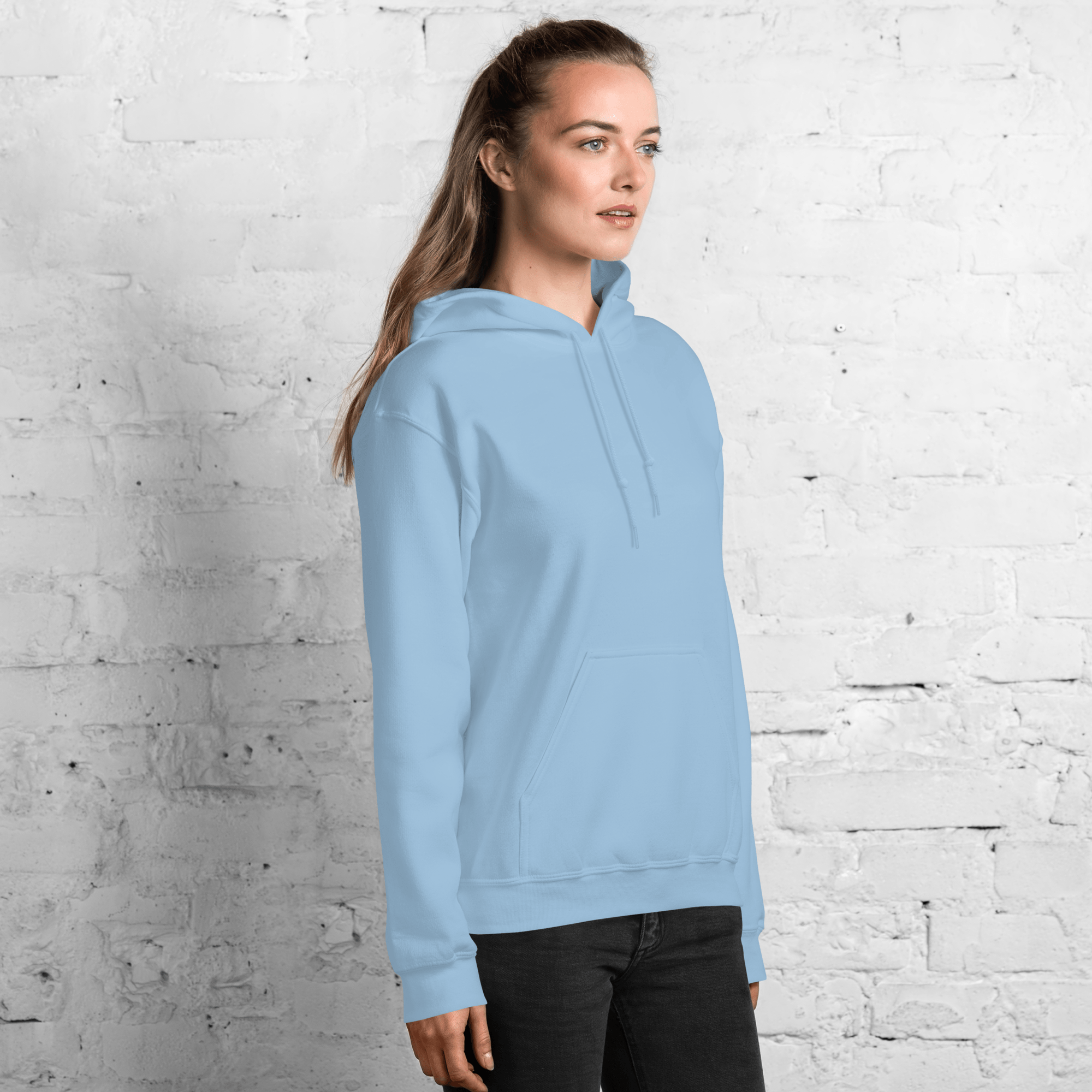 Light Blue Hoodie – Self - Love Hoodie, Inspirational, Self - Care Sweatshirt for Women - SublimeElle Self - Love