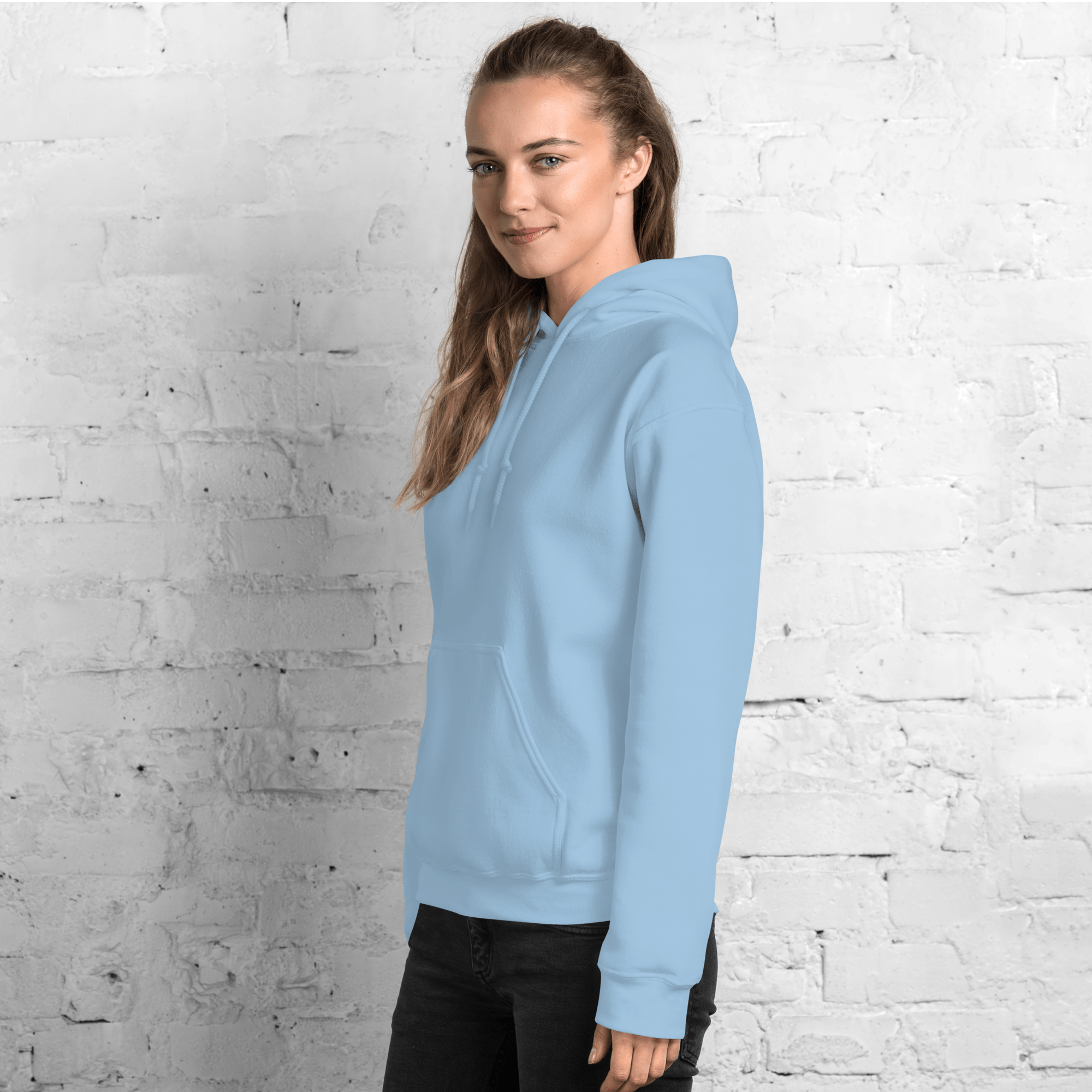 Light Blue Hoodie – Self - Love Hoodie, Inspirational, Self - Care Sweatshirt for Women - SublimeElle Self - Love