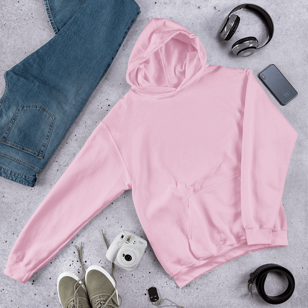 Light Pink Hoodie With Self - love Design — Motivational Pink Hoodie for Women - SublimeElle Self - Love