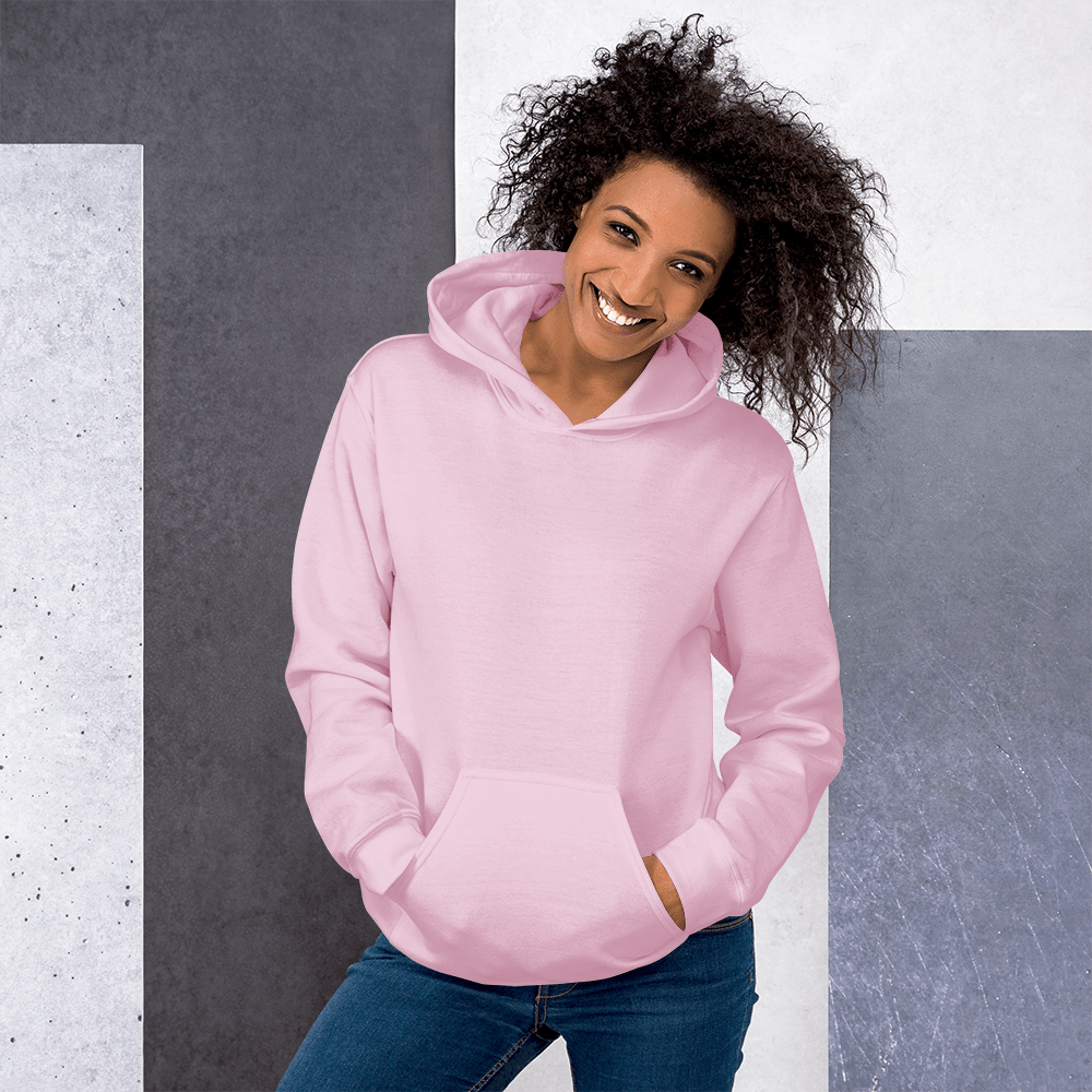 Light Pink Hoodie With Self - love Design — Motivational Pink Hoodie for Women - SublimeElle Self - Love