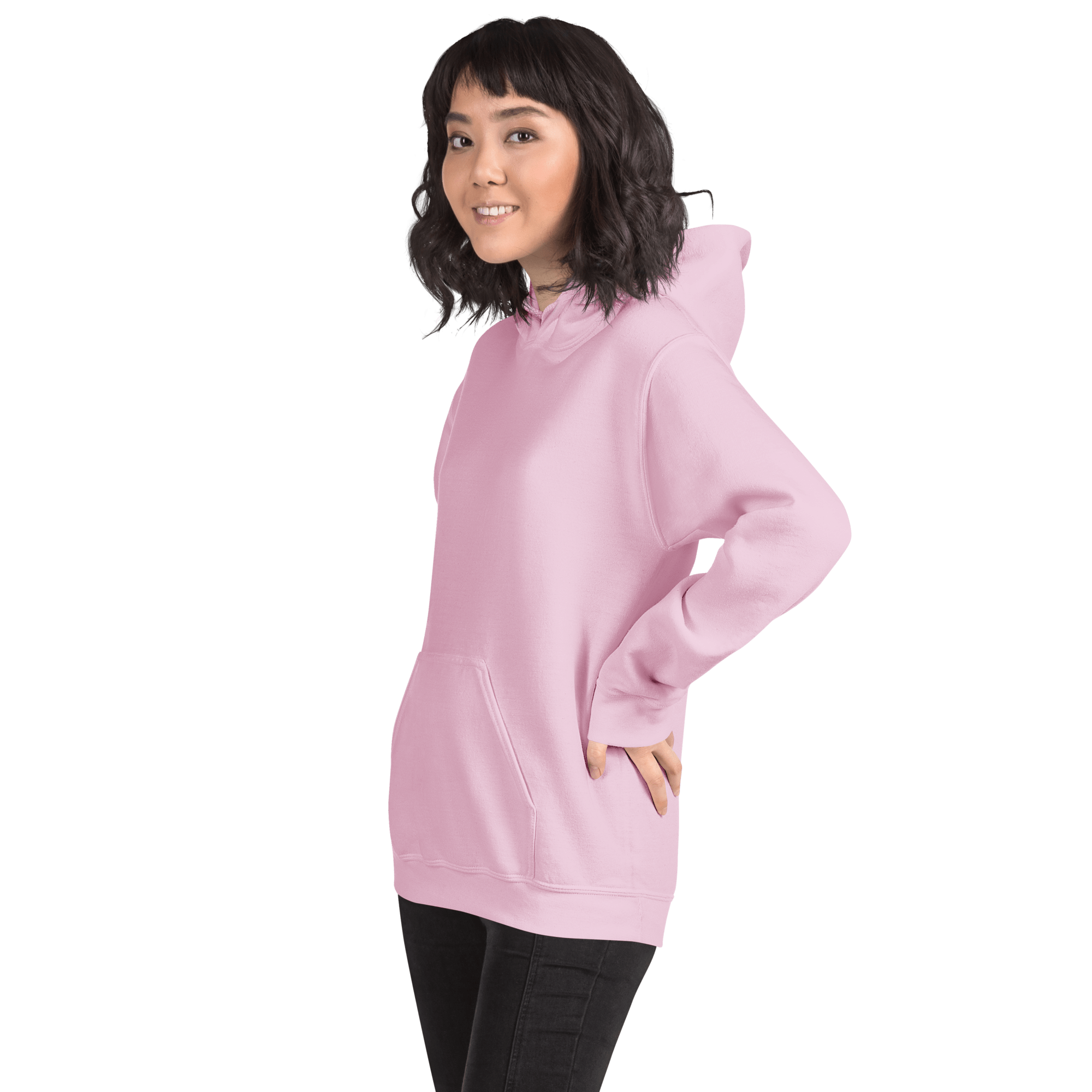 Light Pink Hoodie With Self - love Design — Motivational Pink Hoodie for Women - SublimeElle Self - Love