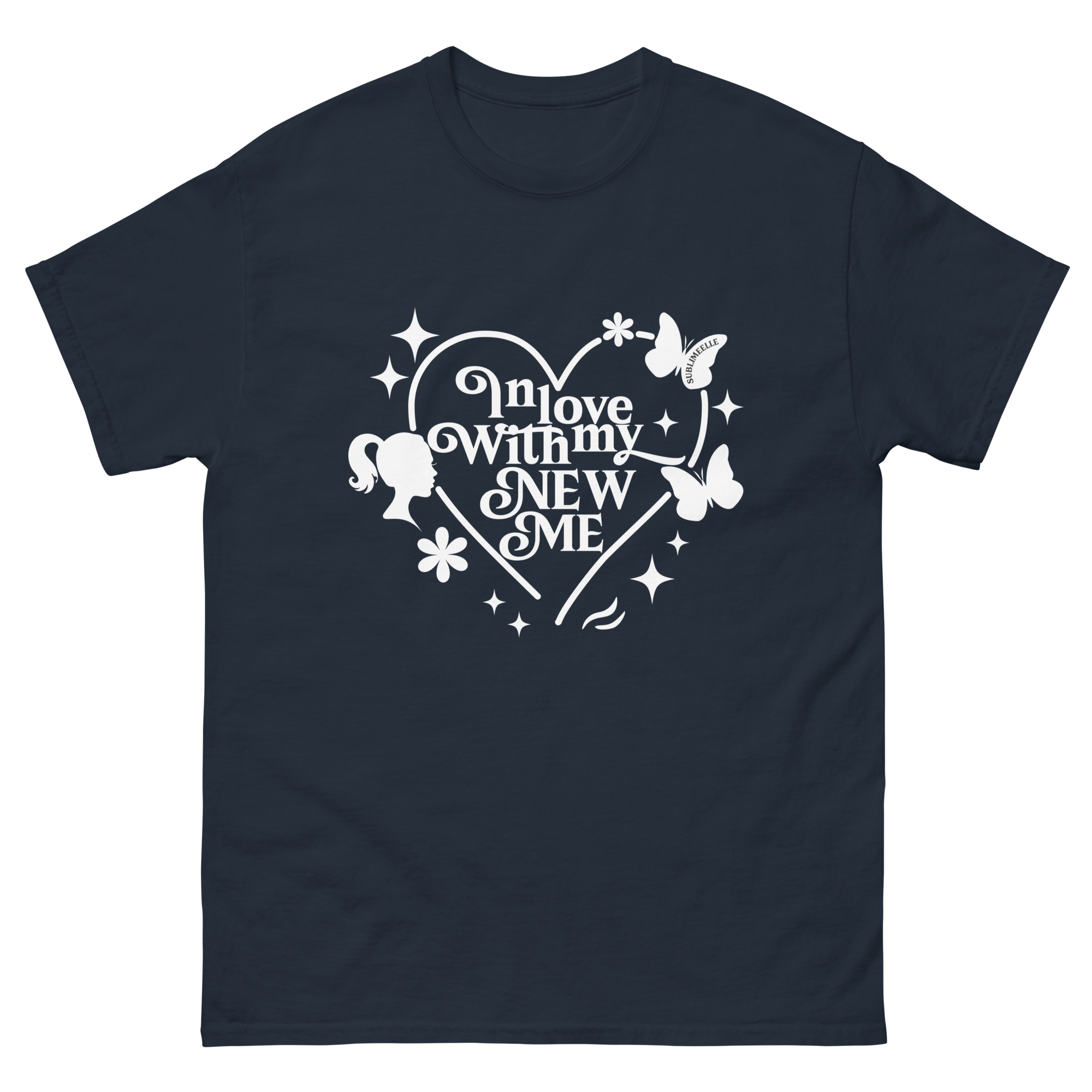Navy Blue T-Shirt – Self - Love, Empowerment & Personal Growth Tee - SublimeElle Self - Love