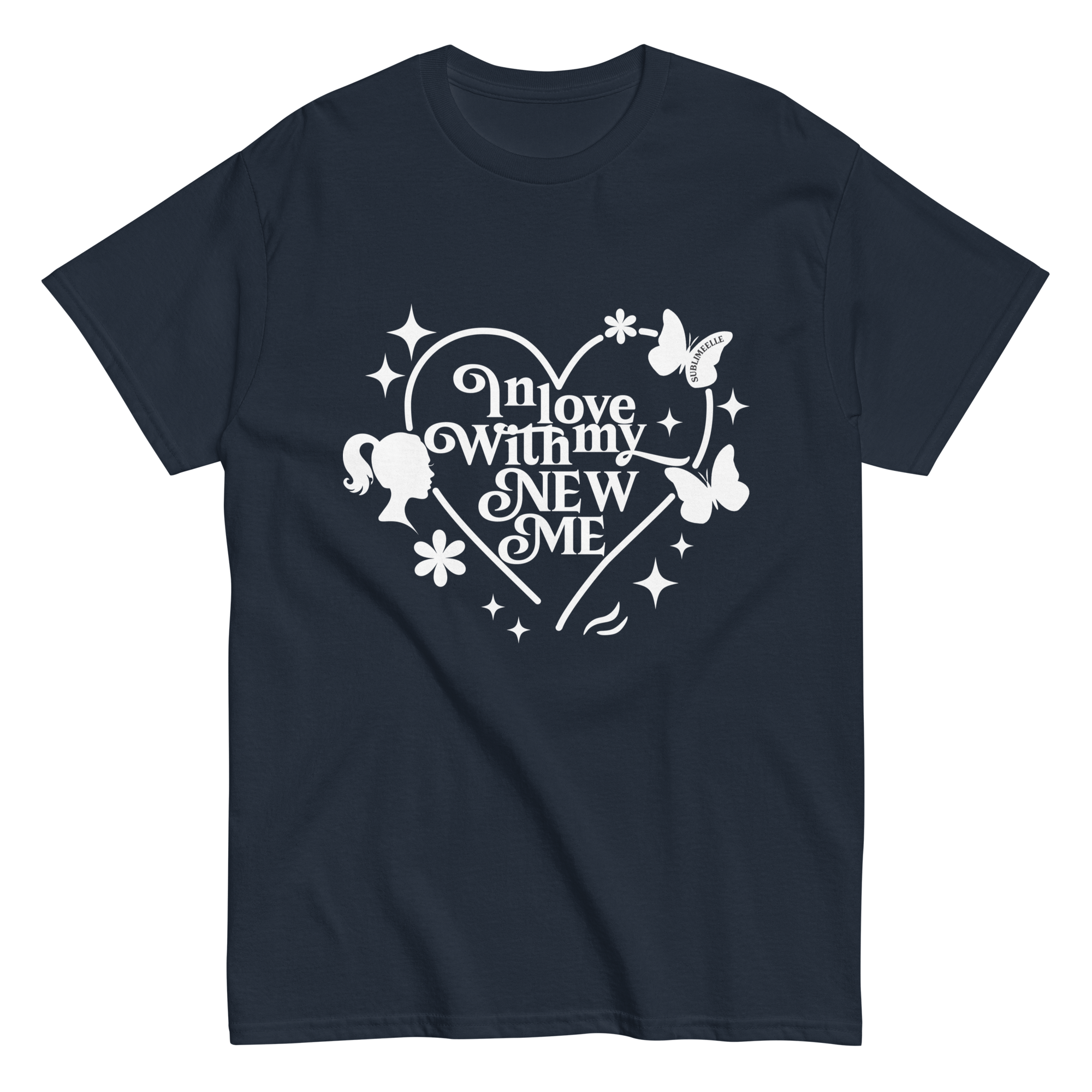 Navy Blue T-Shirt – Self - Love, Empowerment & Personal Growth Tee - SublimeElle Self - Love