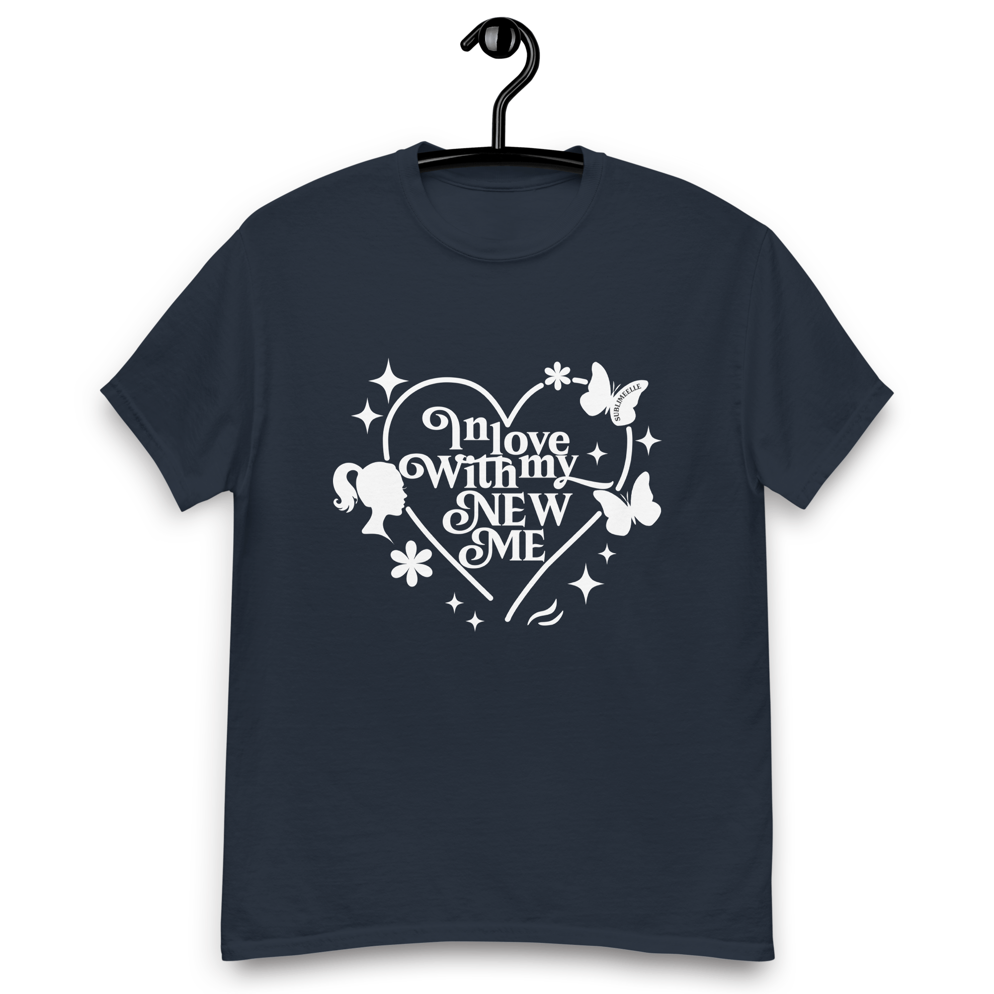Navy Blue T-Shirt – Self - Love, Empowerment & Personal Growth Tee - SublimeElle Self - Love