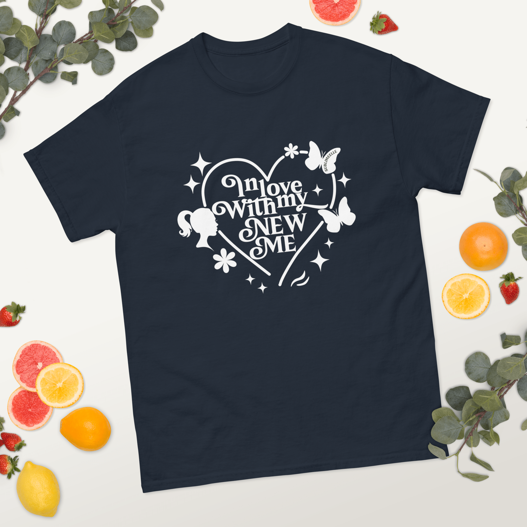 Navy Blue T-Shirt – Self - Love, Empowerment & Personal Growth Tee - SublimeElle Self - Love