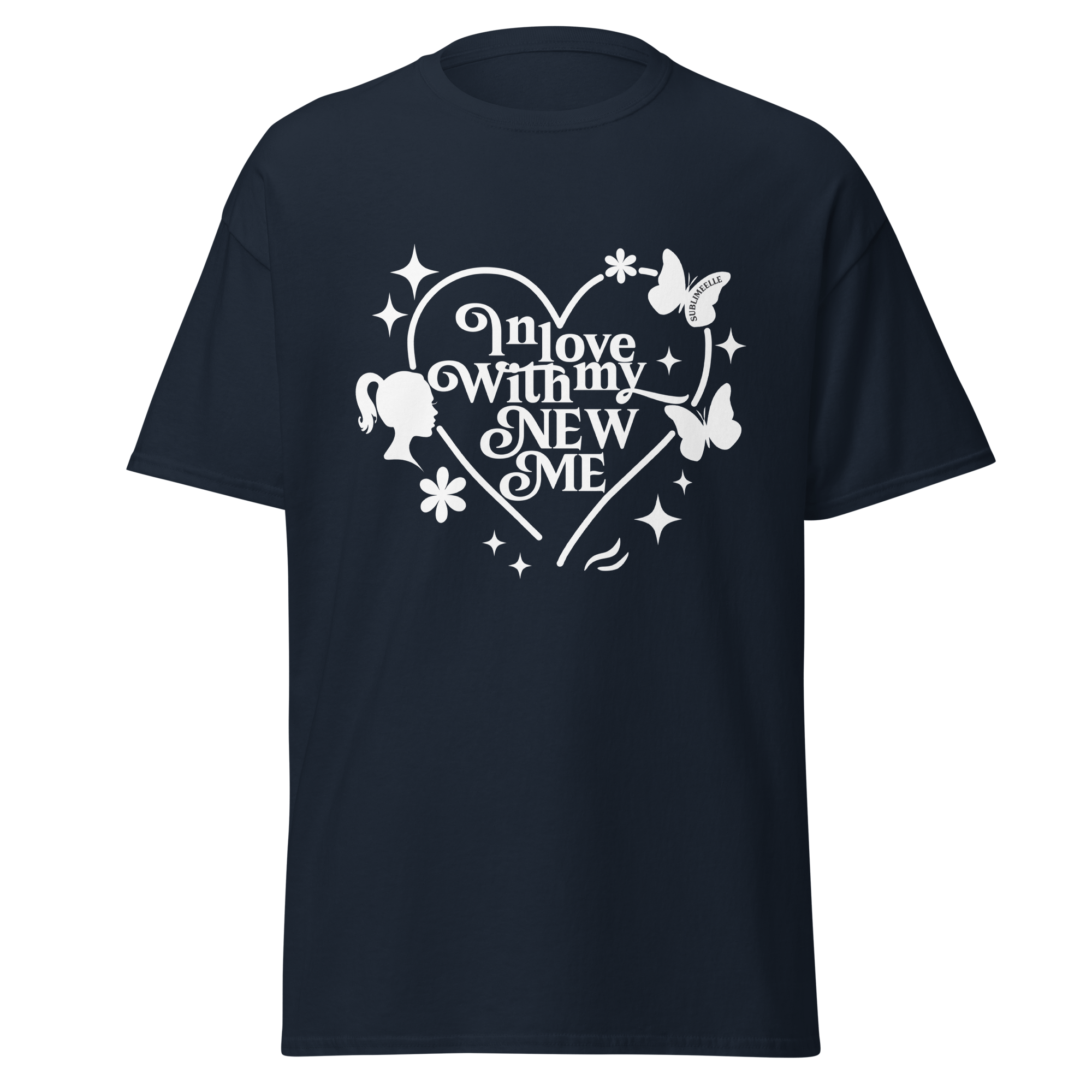 Navy Blue T-Shirt – Self - Love, Empowerment & Personal Growth Tee - SublimeElle Self - Love