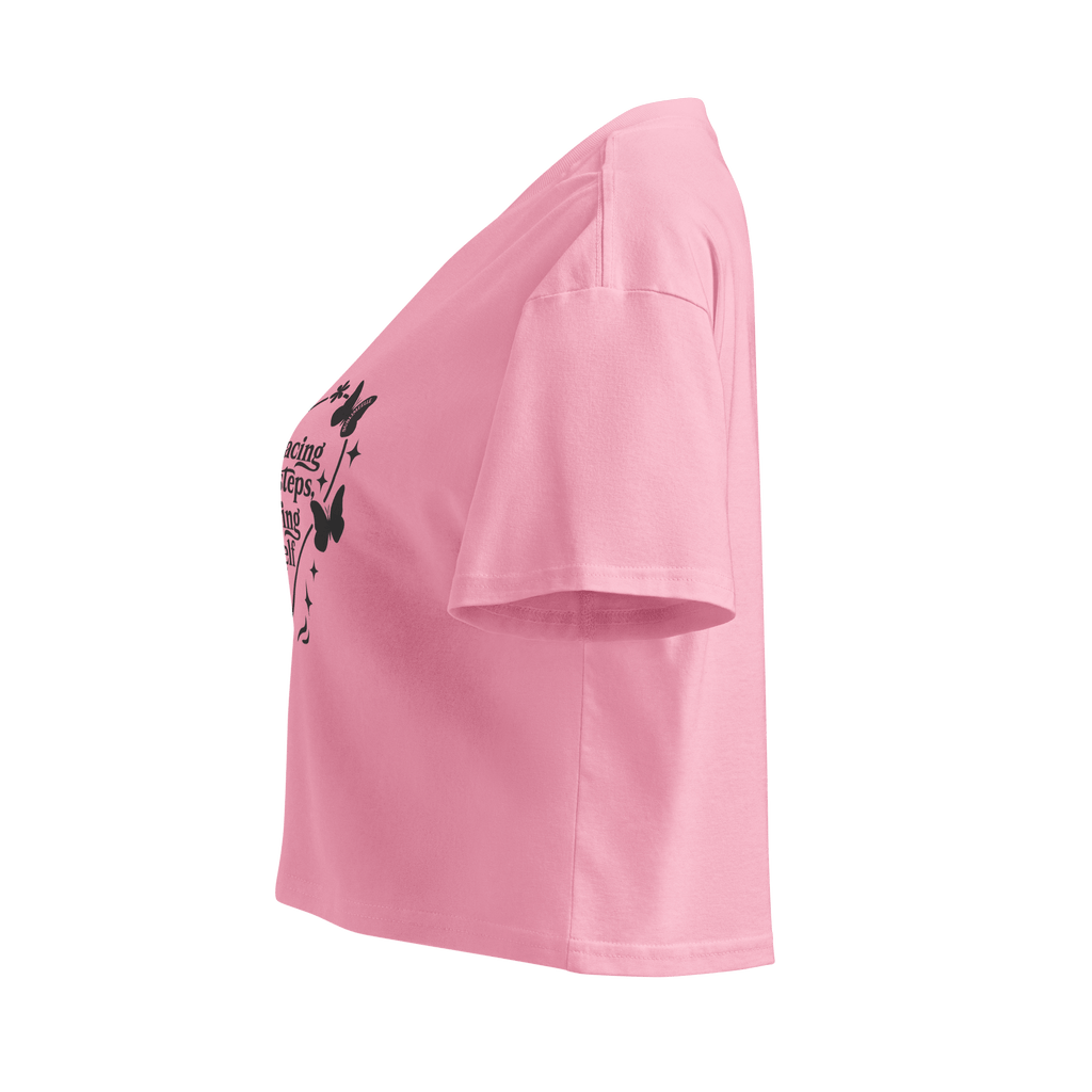 Pink Crop Top | Embracing Imperfection & Growth - Bubble Gum Pink - SublimeElle Self - Love