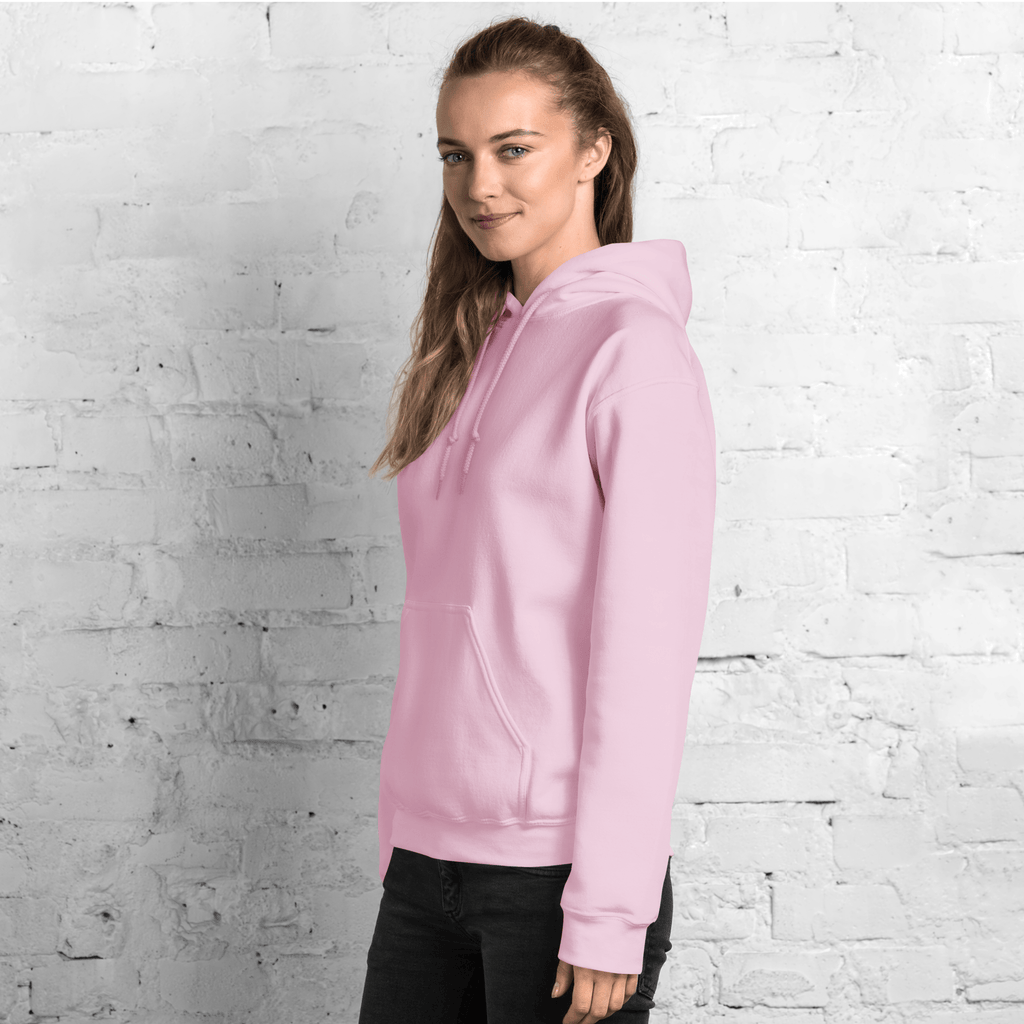 Pink Hoodie With Motivational Message/ Light Pink Hoodie for Women - SublimeElle Self - Love