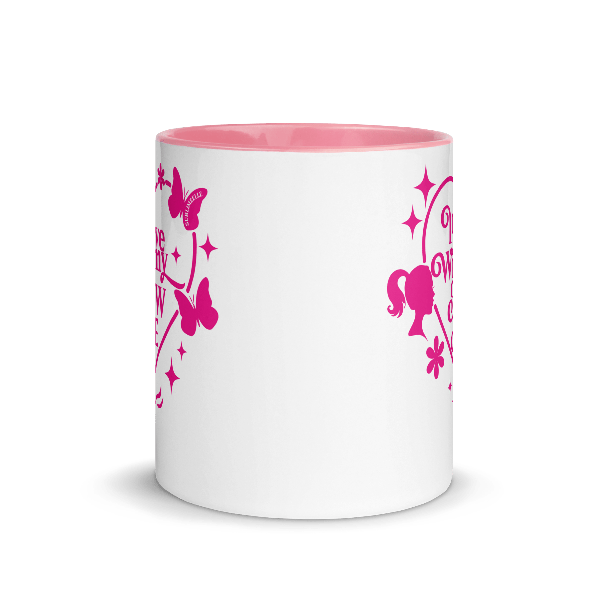 Pink Mug Ceramic Self - Love Gift for Women - SublimeElle Self - Love