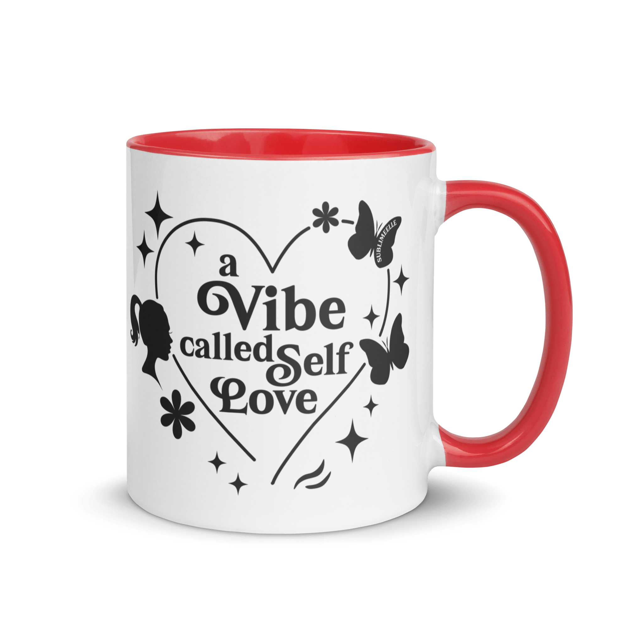 Red Mug Self - Love | A Vibe Called Self - Love | Affirmation Gift - SublimeElle Self - Love