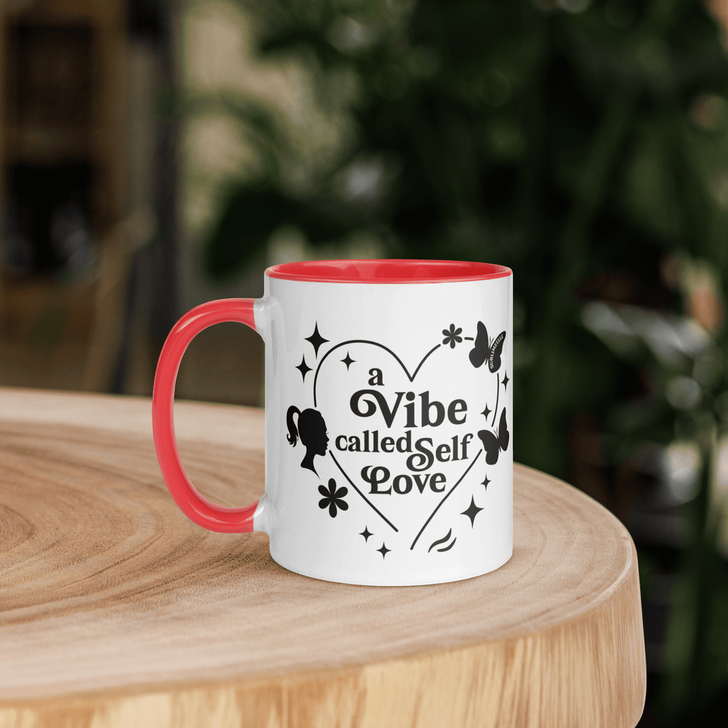 Red Mug Self - Love | A Vibe Called Self - Love | Affirmation Gift - SublimeElle Self - Love