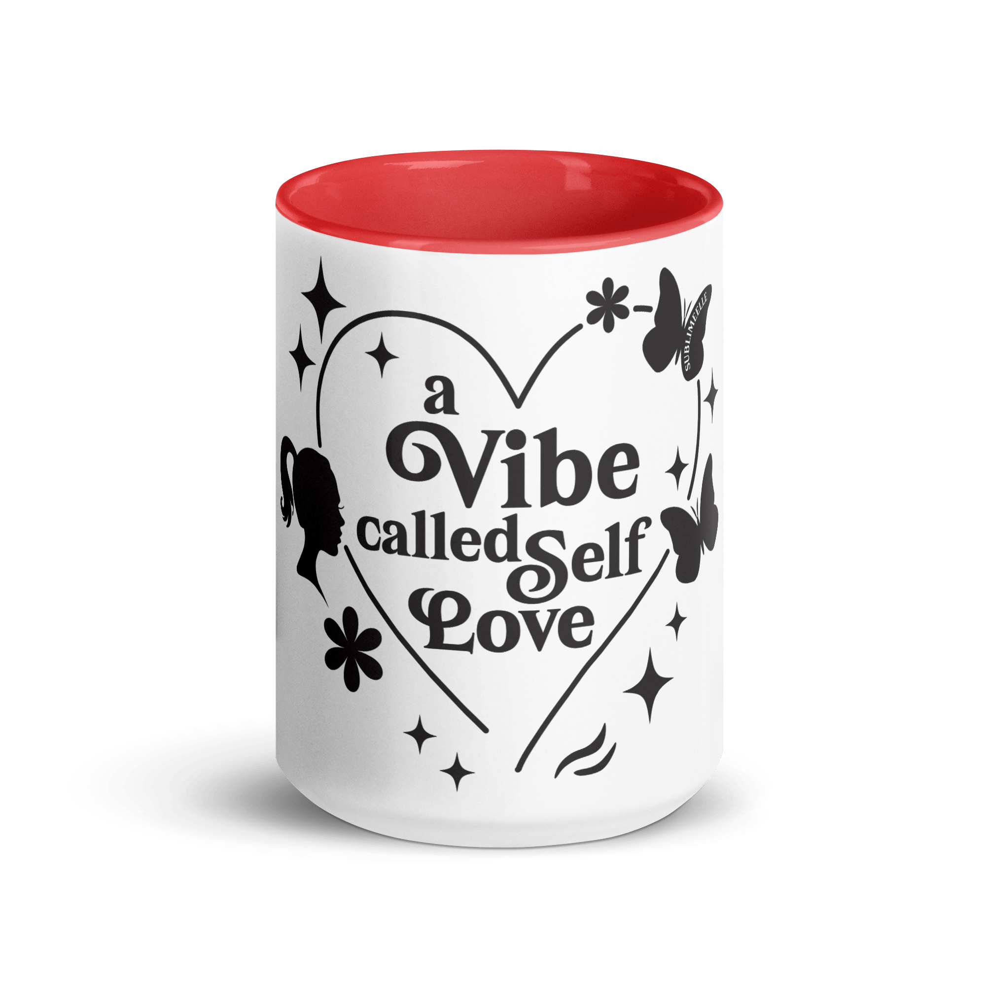 Red Mug Self - Love | A Vibe Called Self - Love | Affirmation Gift - SublimeElle Self - Love