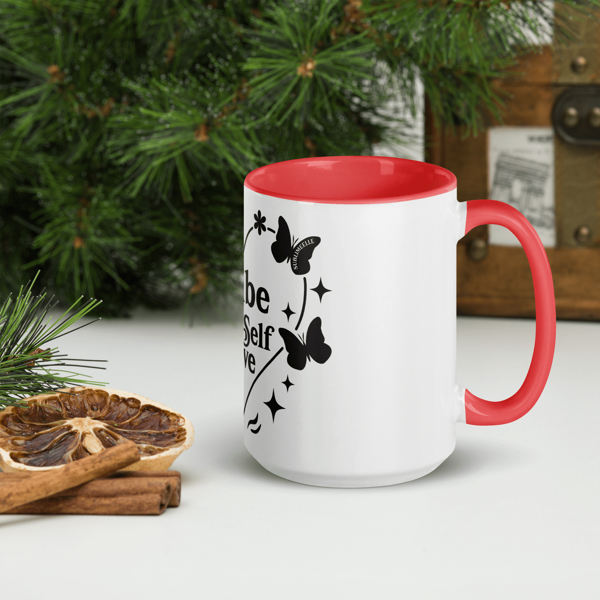 Red Mug Self - Love | A Vibe Called Self - Love | Affirmation Gift - SublimeElle Self - Love