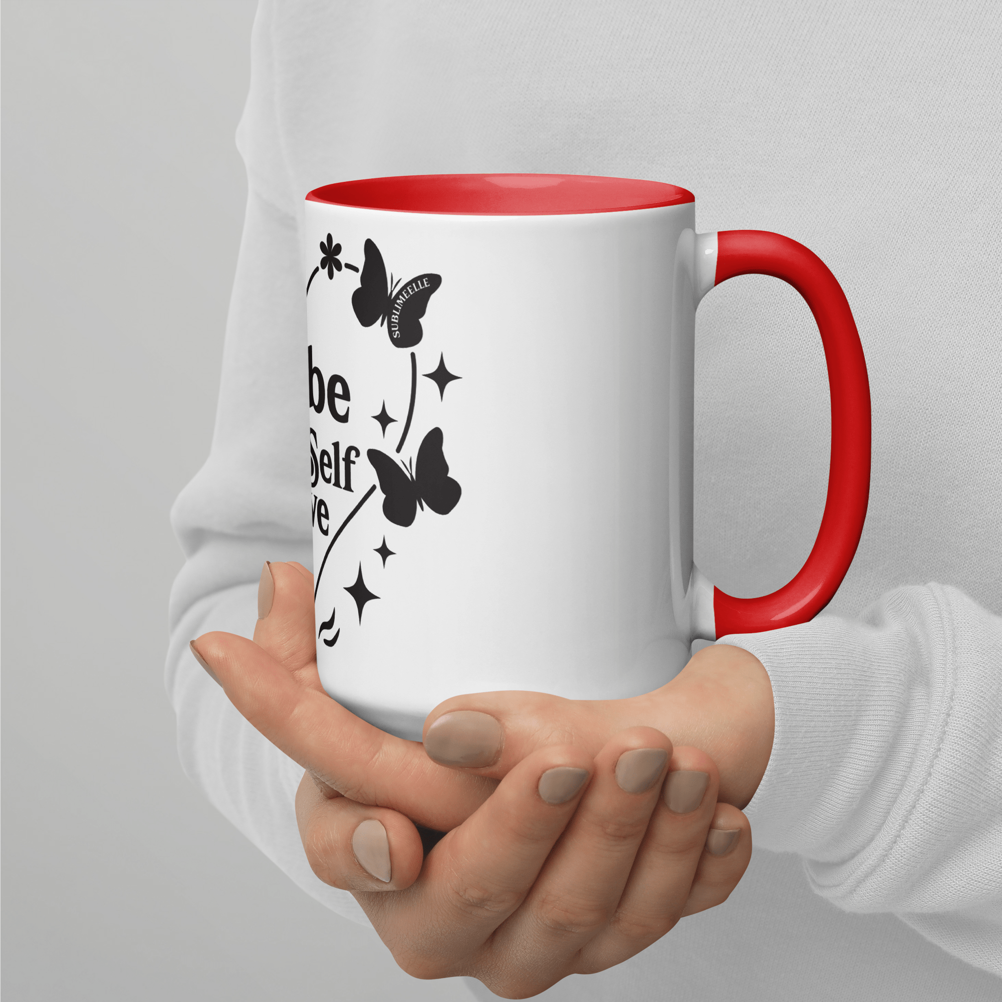 Red Mug Self - Love | A Vibe Called Self - Love | Affirmation Gift - SublimeElle Self - Love