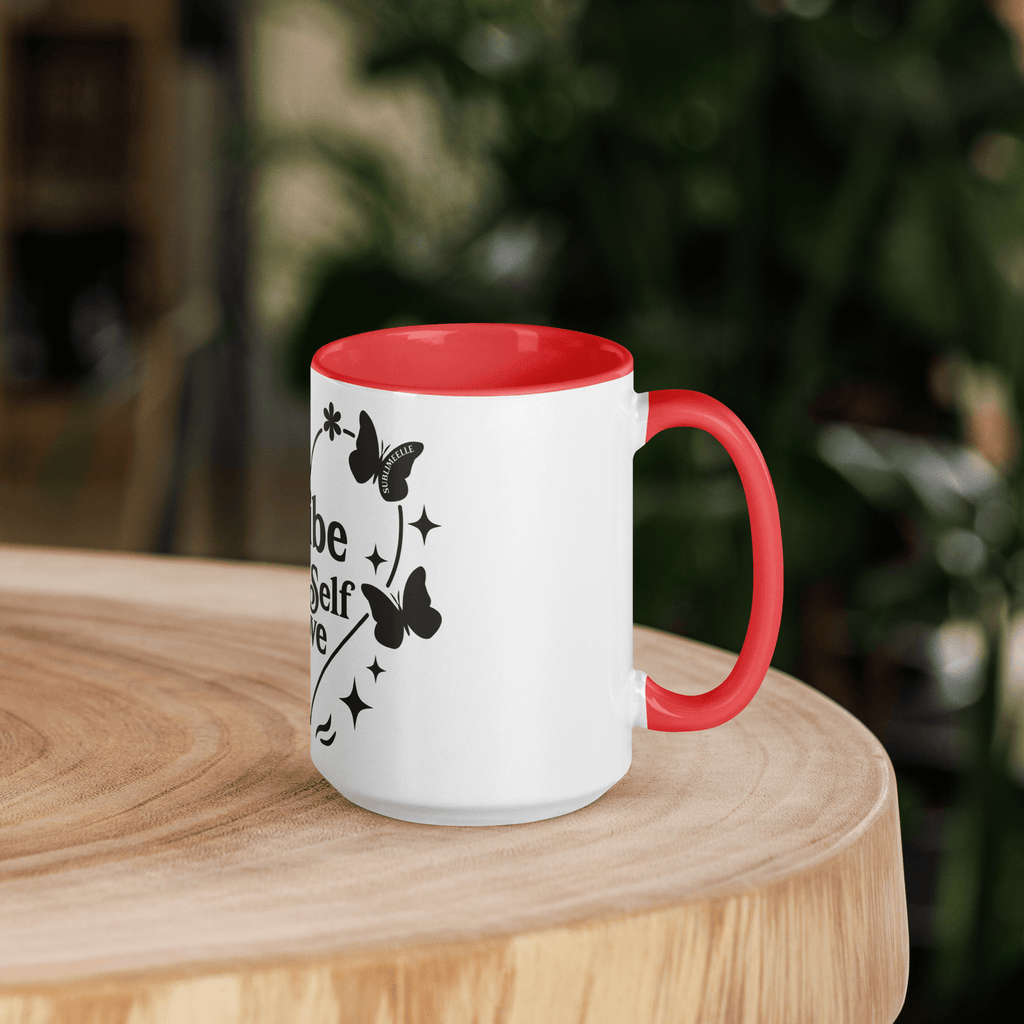 Red Mug Self - Love | A Vibe Called Self - Love | Affirmation Gift - SublimeElle Self - Love