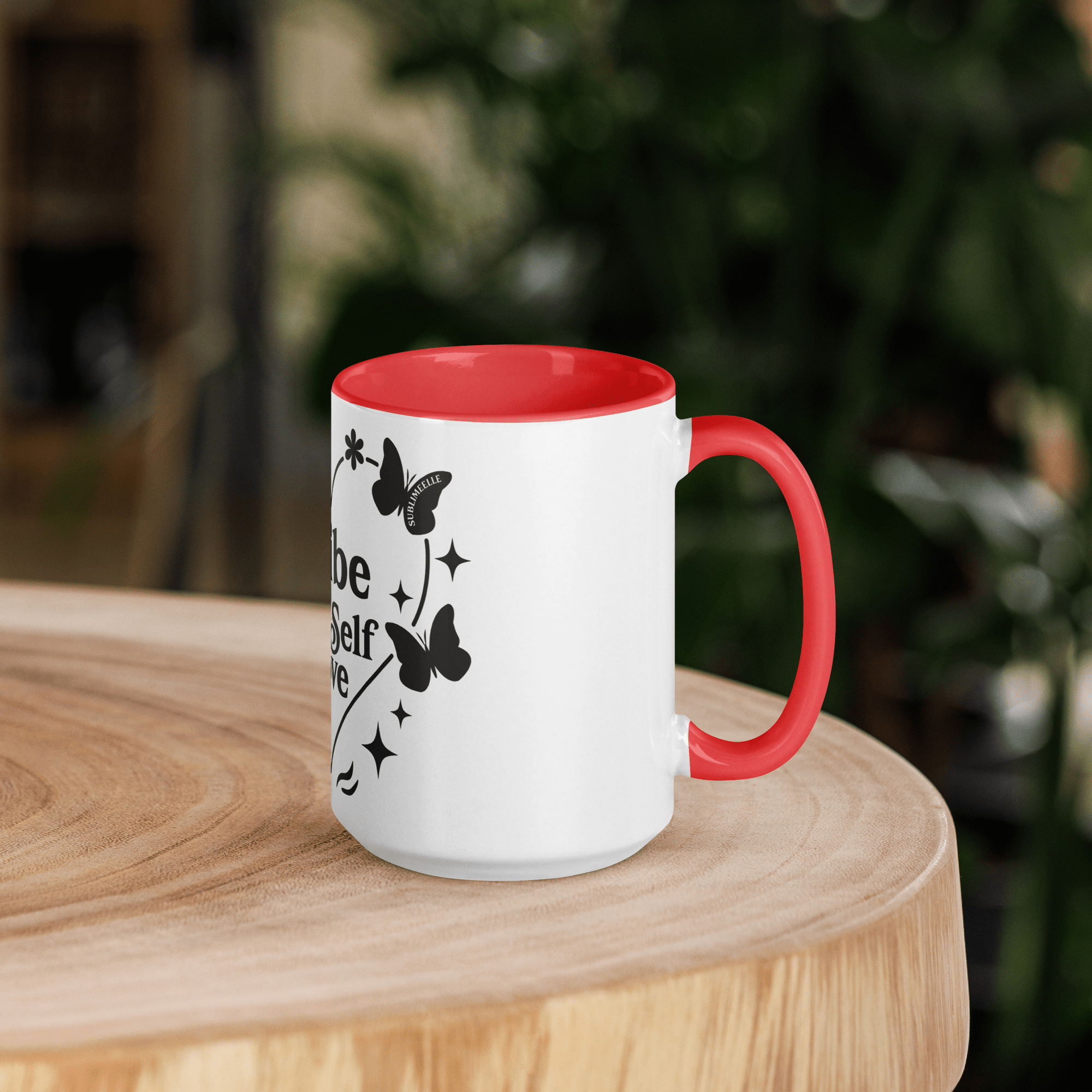 Red Mug Self - Love | A Vibe Called Self - Love | Affirmation Gift - SublimeElle Self - Love