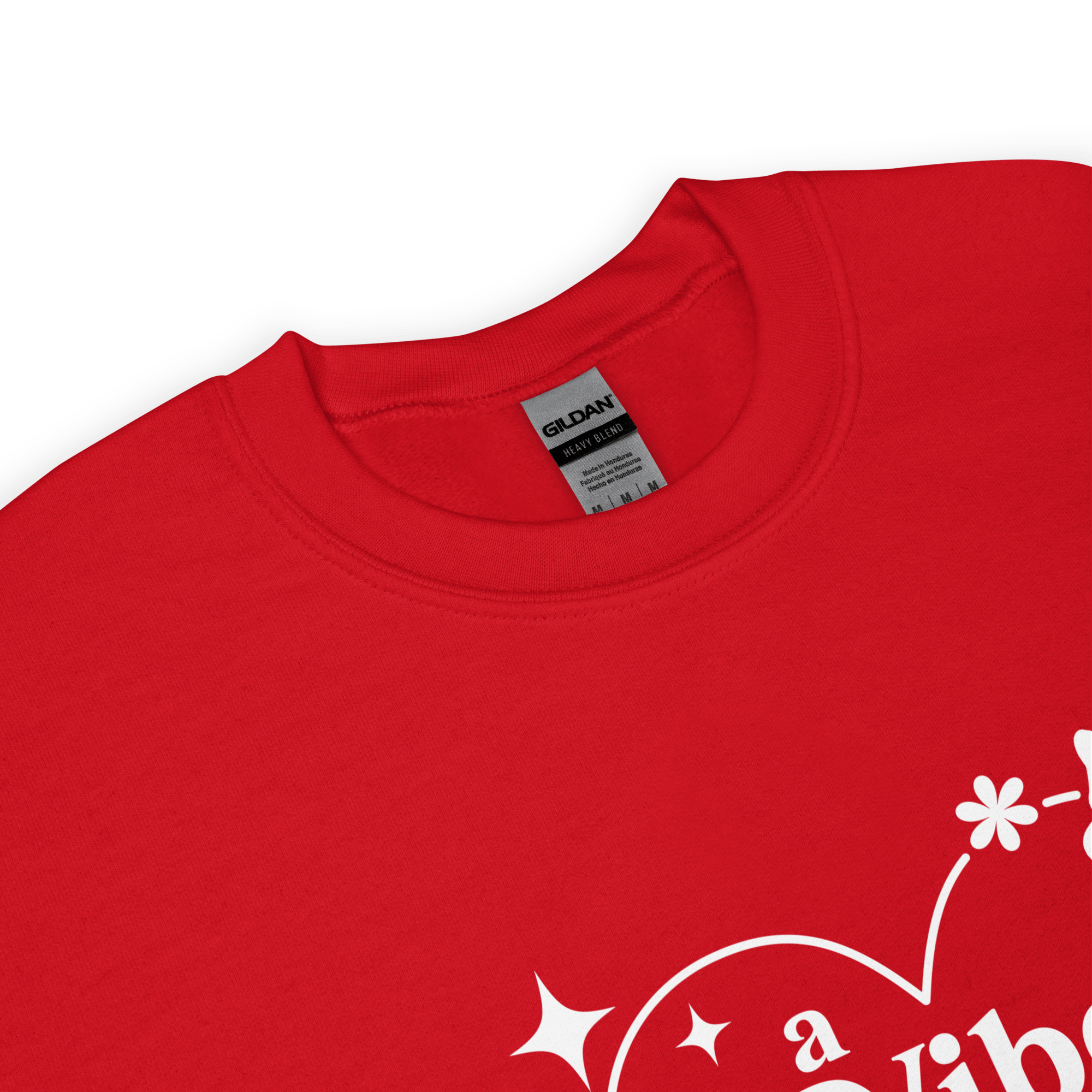 Red Sweatshirt – A Vibe Called Self - Love – Inspirational Self - Care Apparel - SublimeElle Self - Love