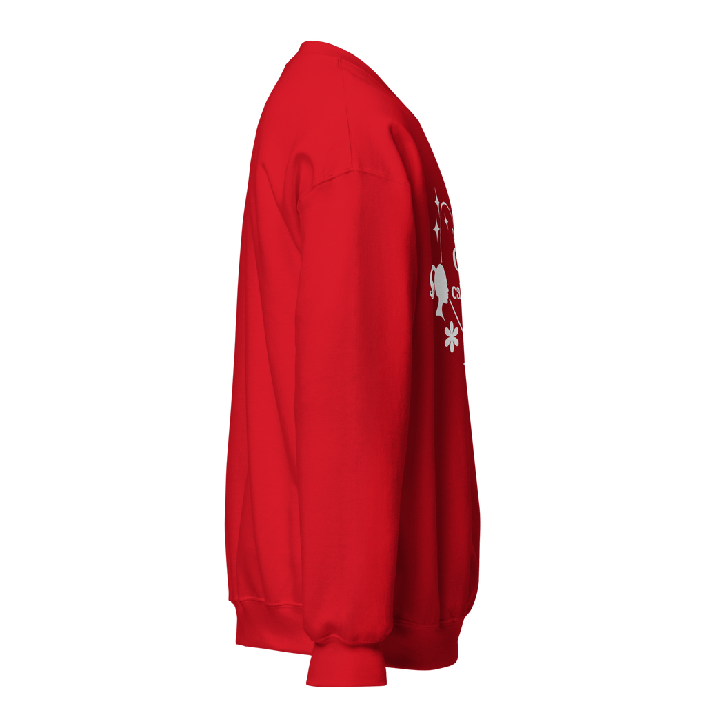 Red Sweatshirt – A Vibe Called Self - Love – Inspirational Self - Care Apparel - SublimeElle Self - Love