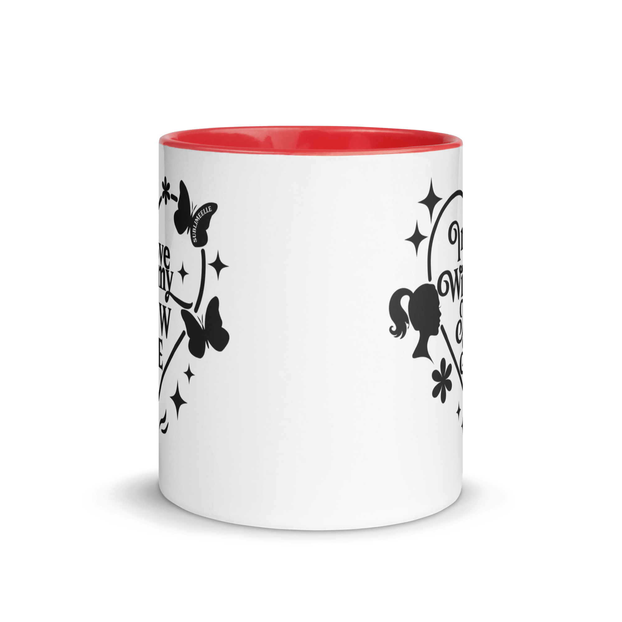 Red & White Mug Inspirational Self - Love Gift - SublimeElle Self - Love