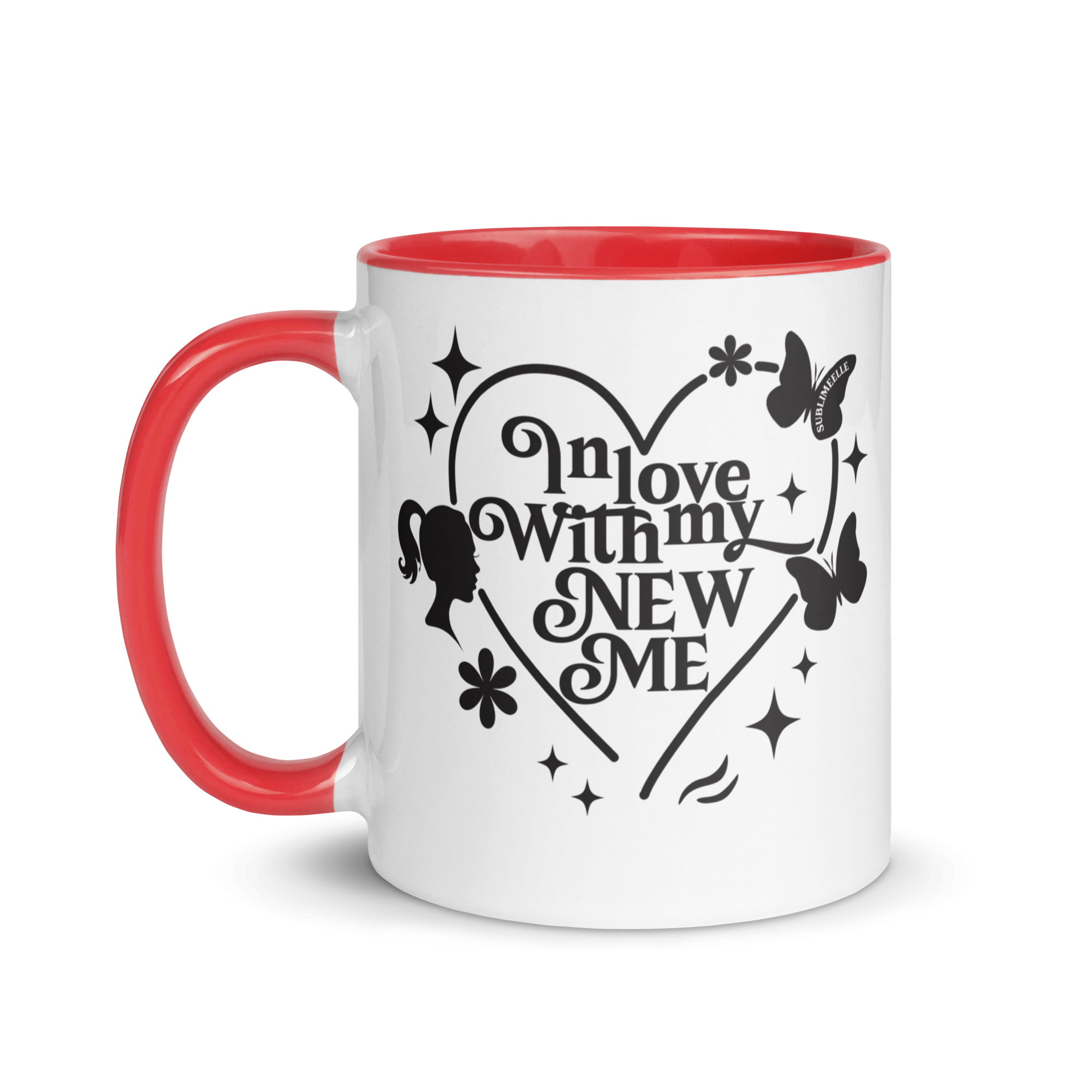 Red & White Mug Inspirational Self - Love Gift - SublimeElle Self - Love